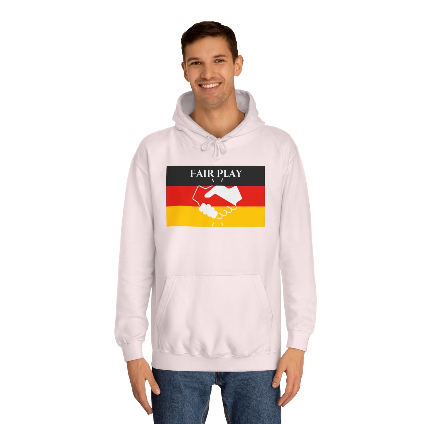 Hochwertige Hoodies - Fairplay für Deutschland - Beide Seiten gedruckt