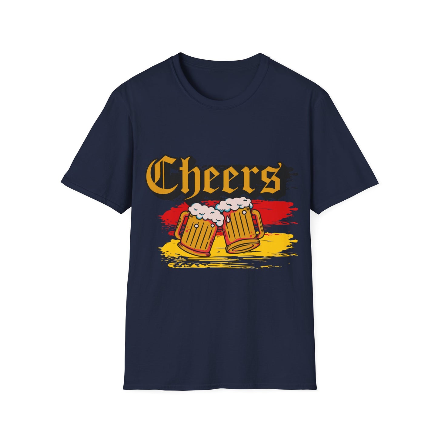 Prost und Cheers aus Deutschland, auf trendigen T-Shirts, German Beer, Made in Germany Fashion, Best Quality T-Shirts, Exzellenz und Stylish