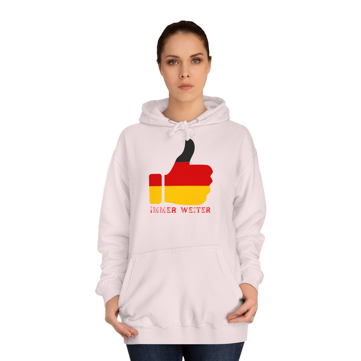 Immer Weiter für Team Deutschland auf Unisex Hoodies -  Beidseitig bedruckt