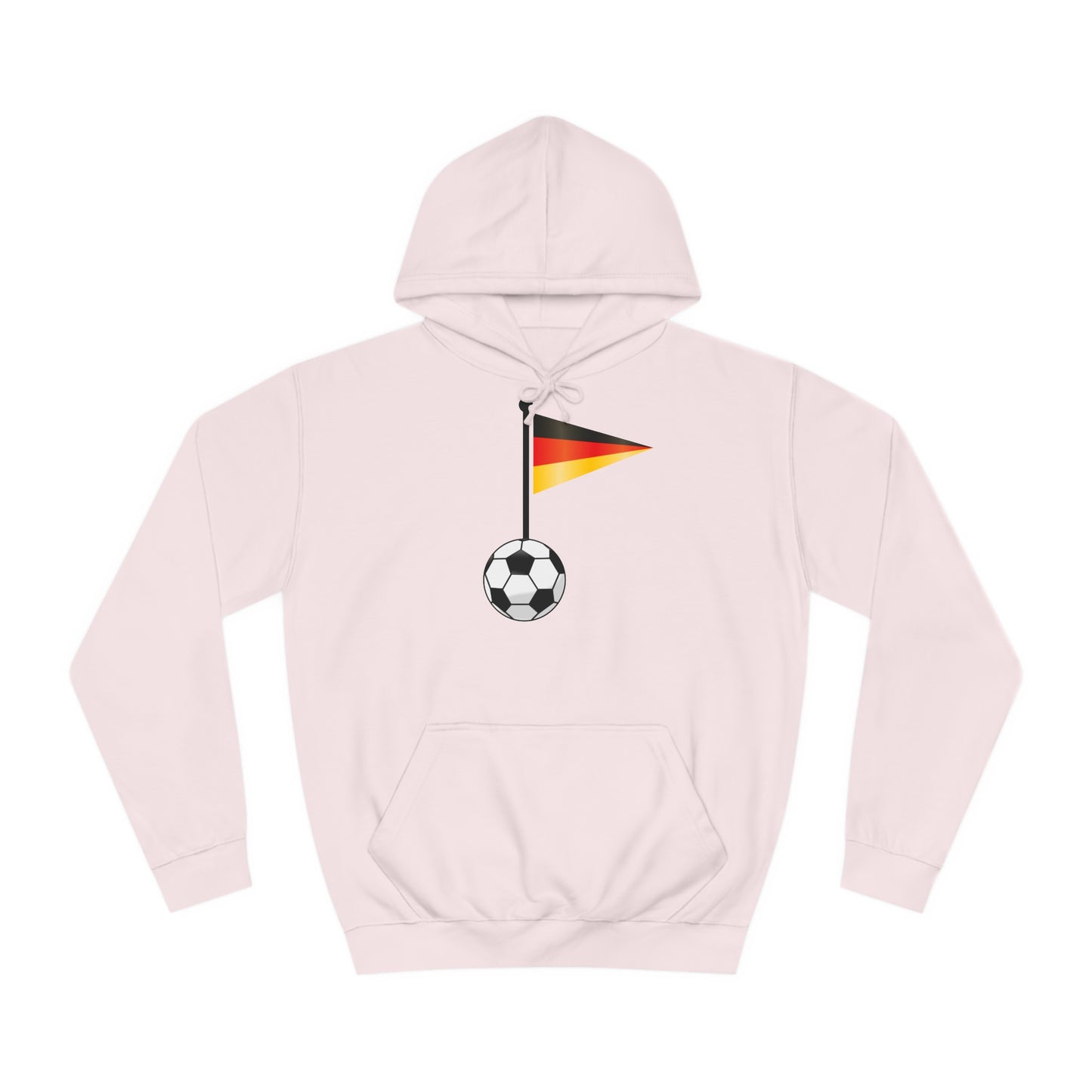 Einfach für Deutschland stehen -   Immer witer - Hochwertige Unisex-Kapuzenpullover - Beidseitig