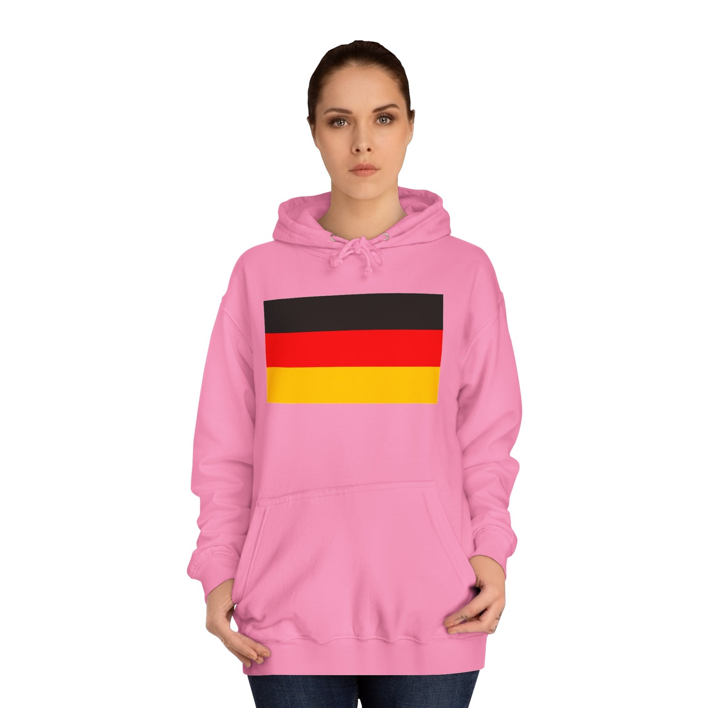 Hochwertige Unisex-Hoodies mit gedruckter deutscher Flagge