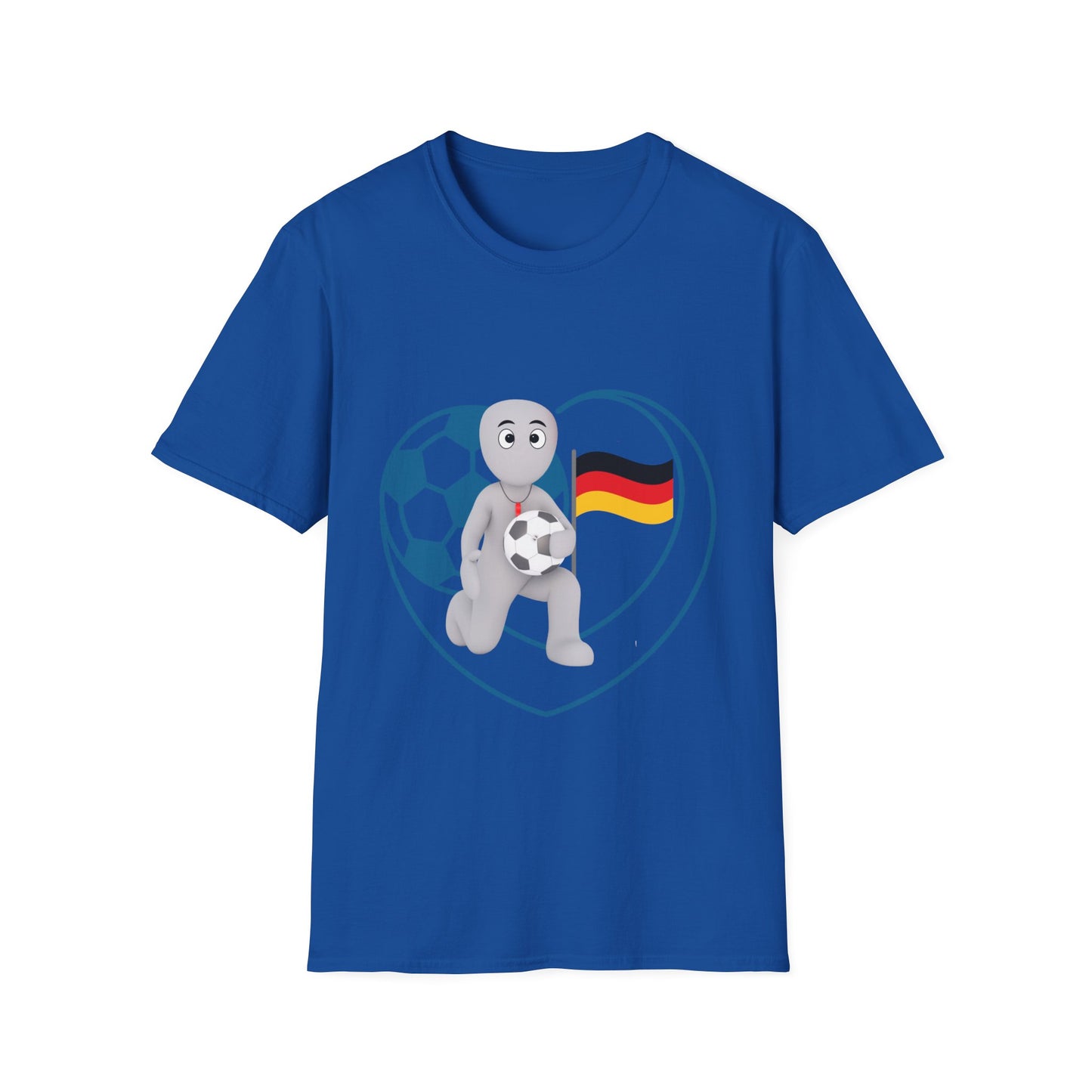 Einzigartige Unisex T-Shirt-Motive für Fußballfans, Echte Fanbekleidung mit deutscher Fußballleidenschaft