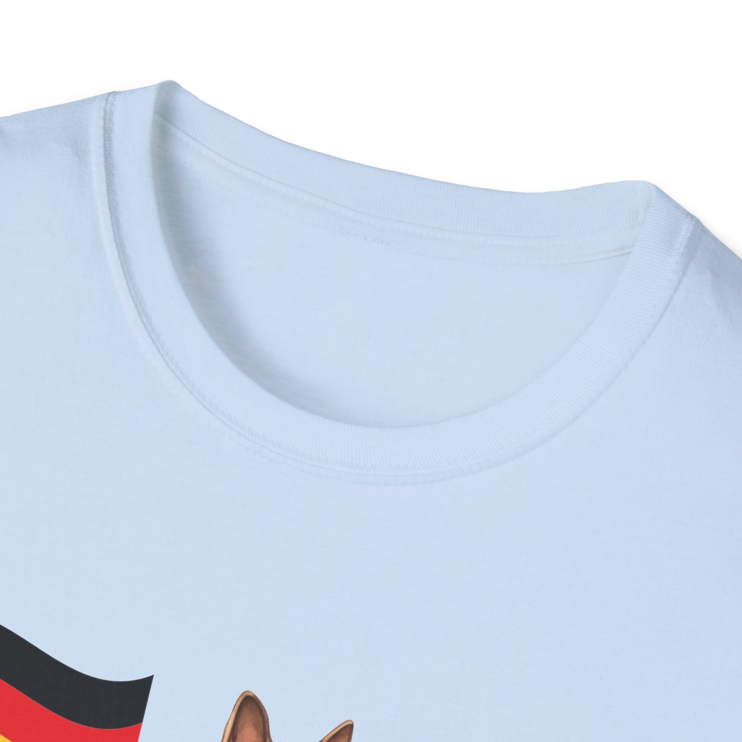 Mit biss zum Sieg für Deutschland, Fußballs Top-Hundefans auf Unisex-T-Shirts