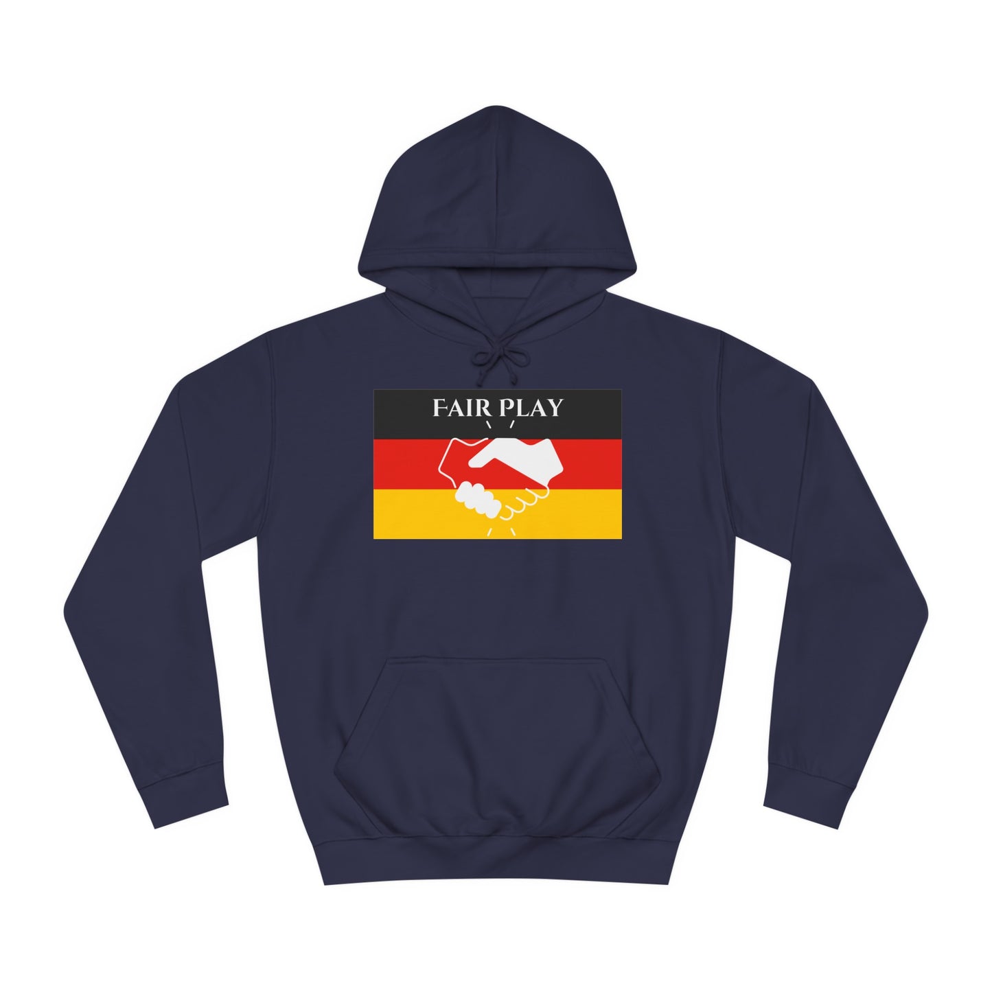 Hochwertige Hoodies - Fairplay für Deutschland - Beide Seiten gedruckt