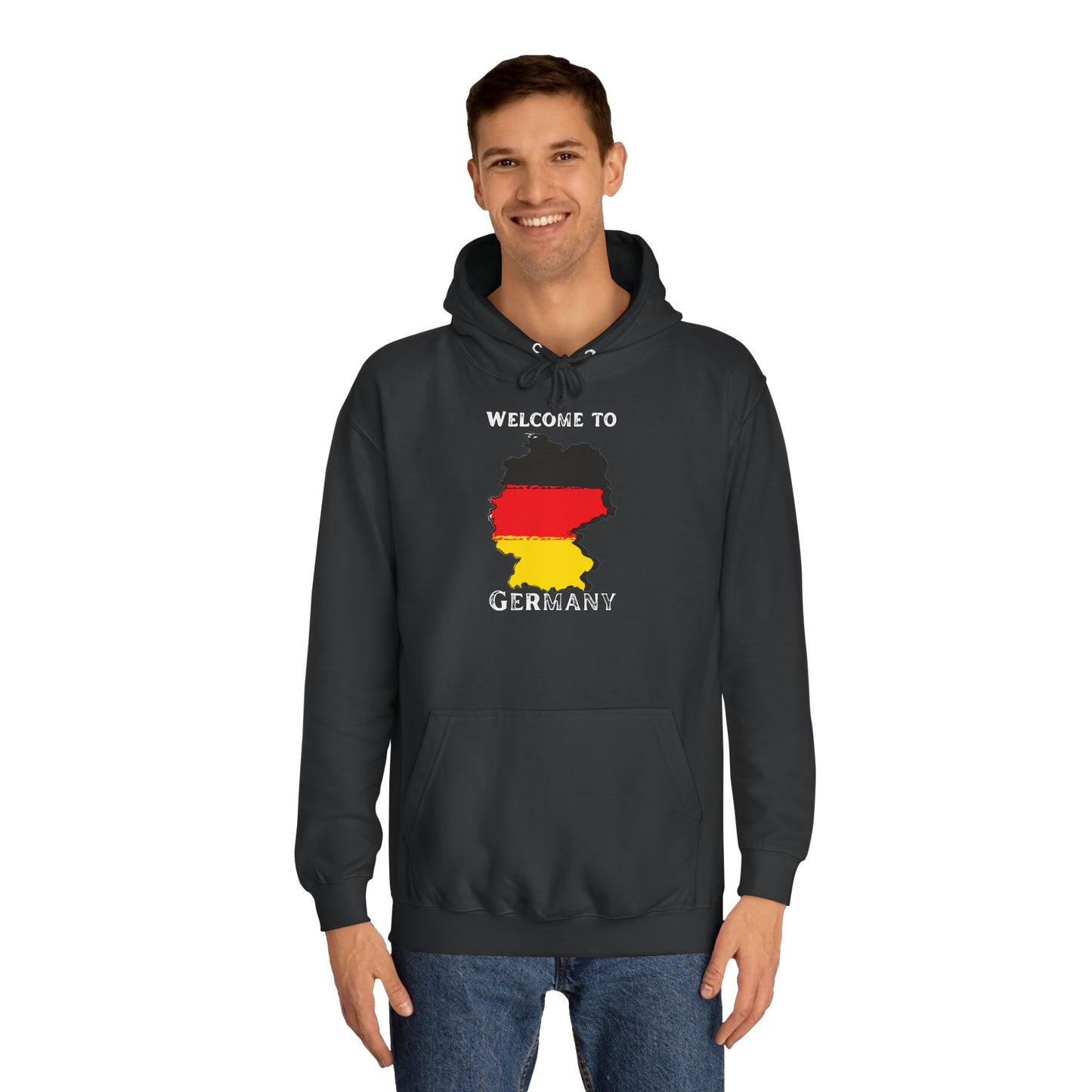 Welcome to Germany - Willkommen in Deutschland  -  Beidseitig bedruckt auf Unisex Hoodies