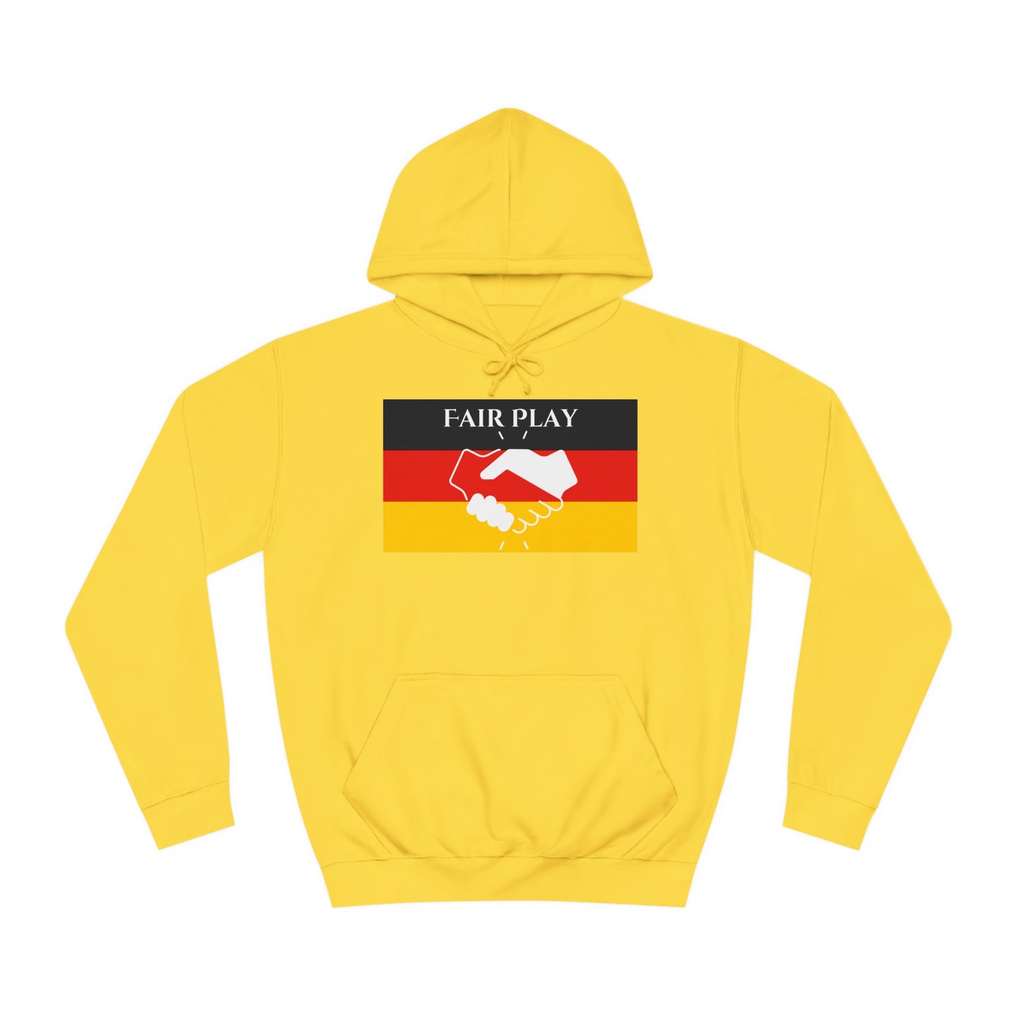 Hochwertige Hoodies - Fairplay für Deutschland - Beide Seiten gedruckt