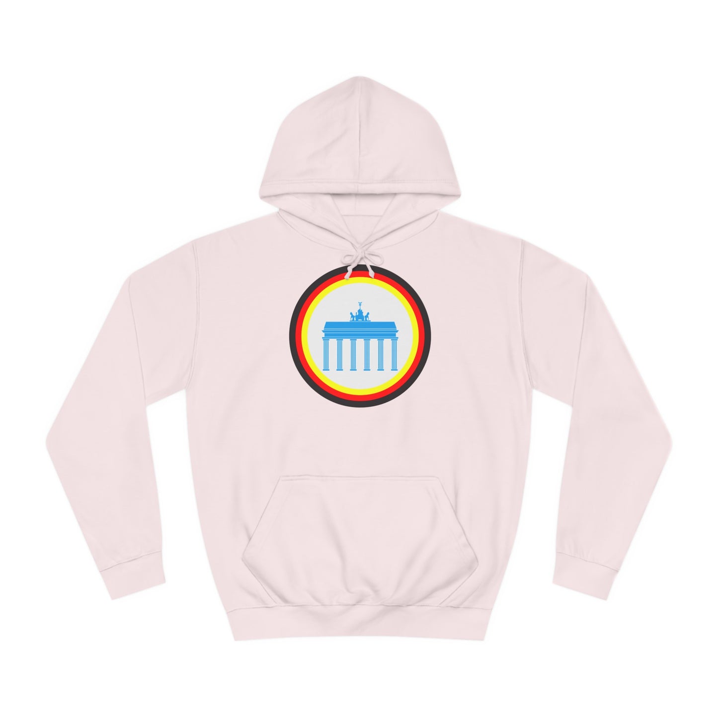 Brandenburger Tor auf Unisex-College-Hoodie, Kapuzenpullover,  beidseitig bedruckt