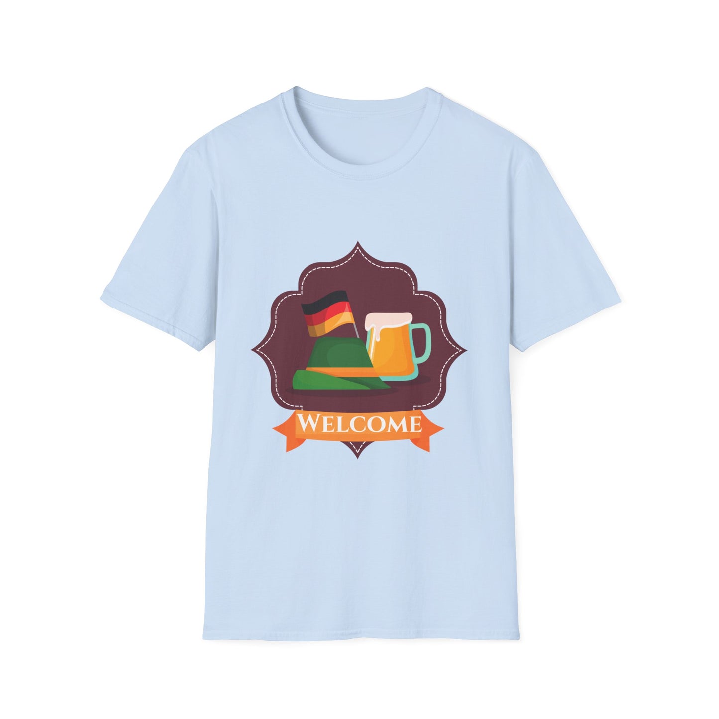 Willkommen in Deutschland Unisex fan T-Shirt, Welcome to Germany, I love Germany