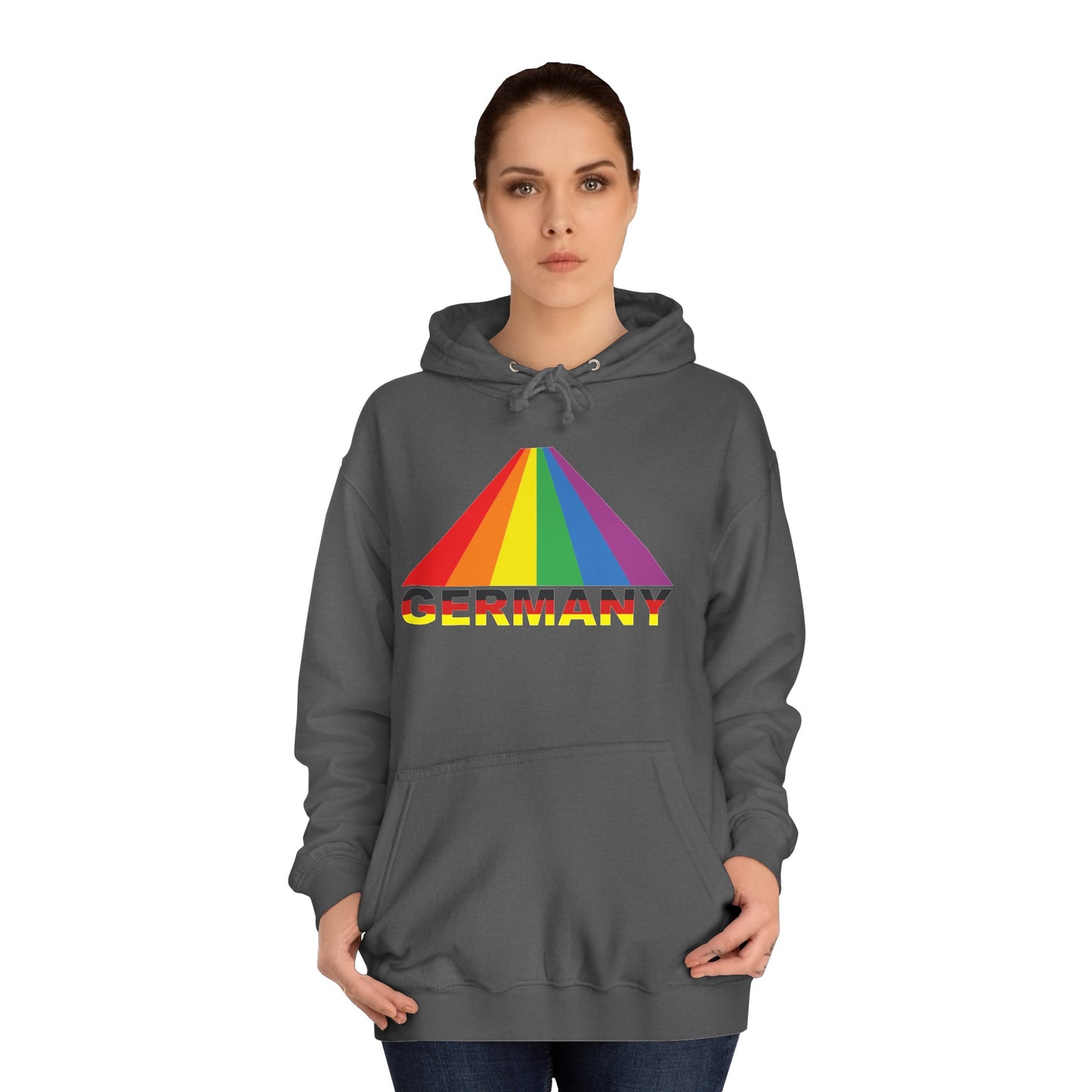 Hochwertige Hoodies - Regenbogen für Deutschland