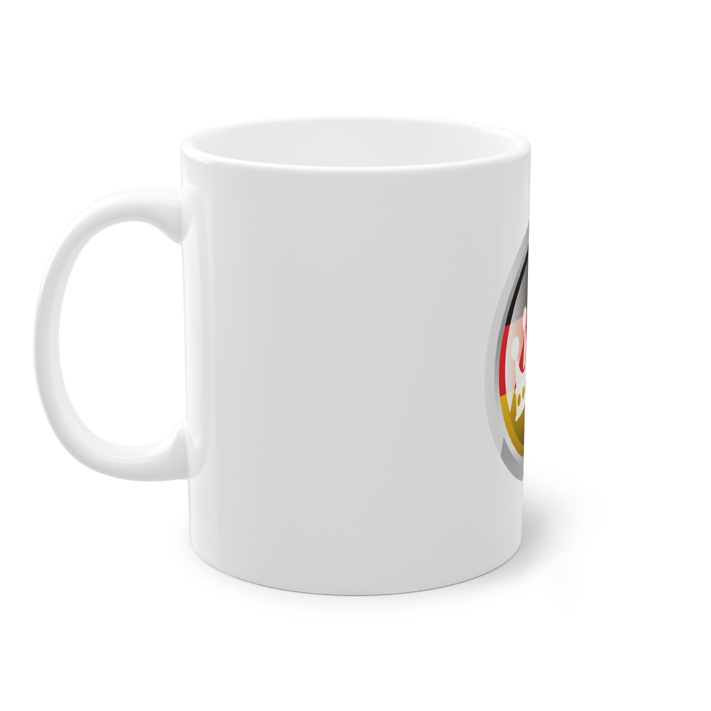 Deutsche Gastfreundschaft gekrönt - Kaffeetasse / Teetasse: 11oz (0,33 l) - Perfekt für Kaffee, Tee und heiße Schokolade