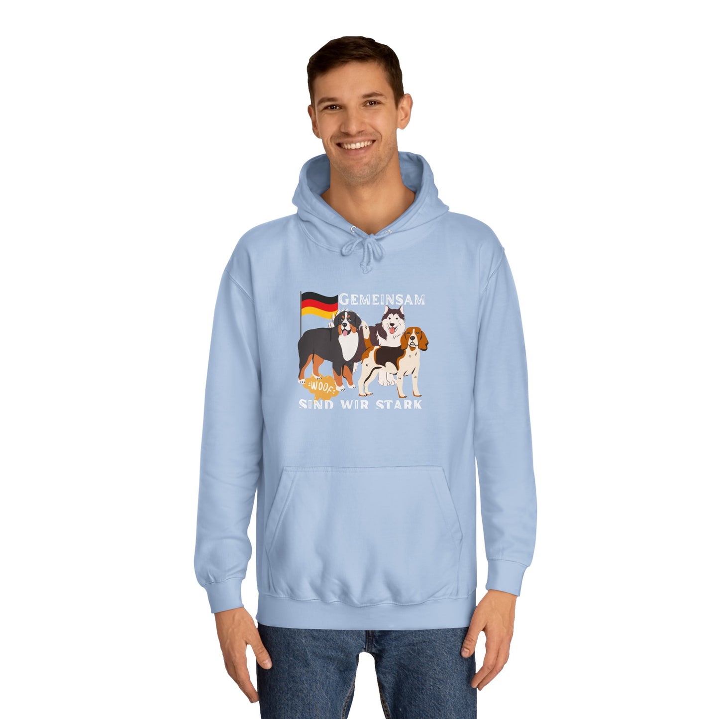 Deutsche Hunde als beste Fans aller Zeiten! - Gedruckt auf Hoodies von bester Qualität.