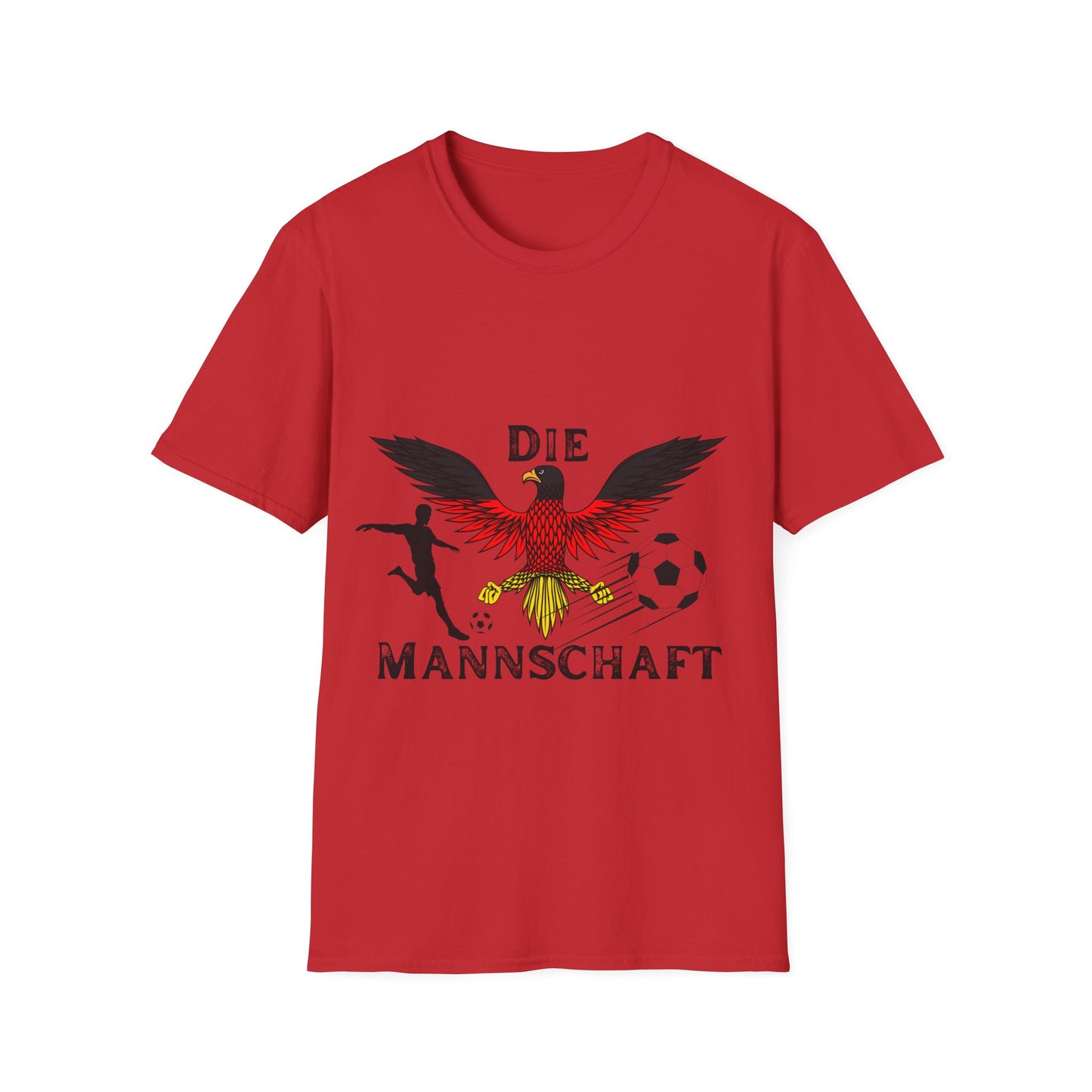 Die Mannschaft, Unisex T-Shirt mit Adler, Beste Qualität für alle Fußballfans