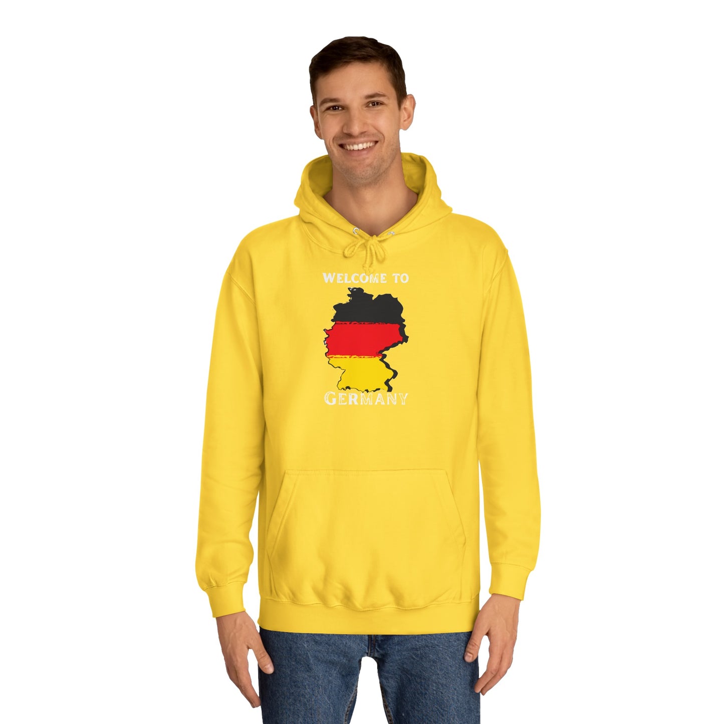 Welcome to Germany - Willkommen in Deutschland  -  Beidseitig bedruckt auf Unisex Hoodies