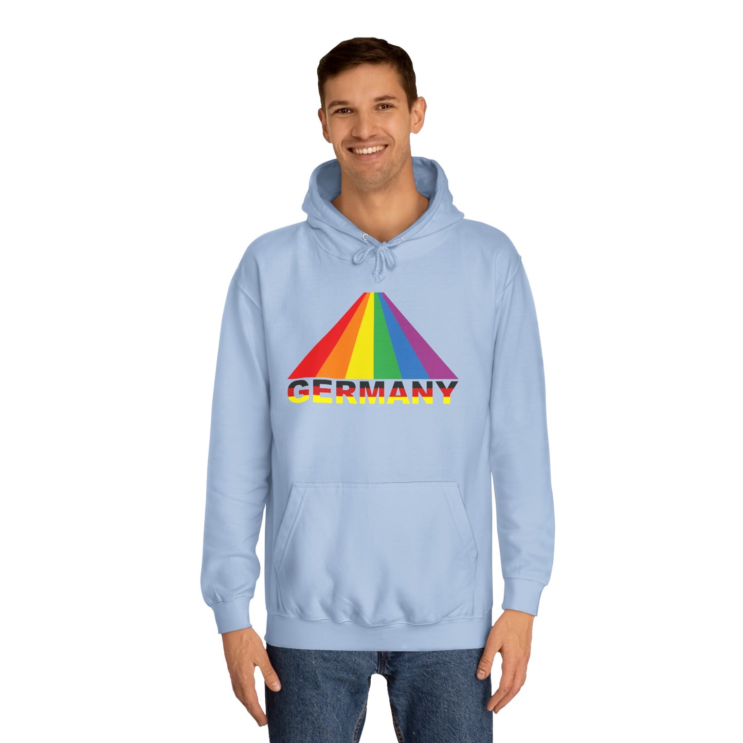 Hochwertige Hoodies - Regenbogen für Deutschland