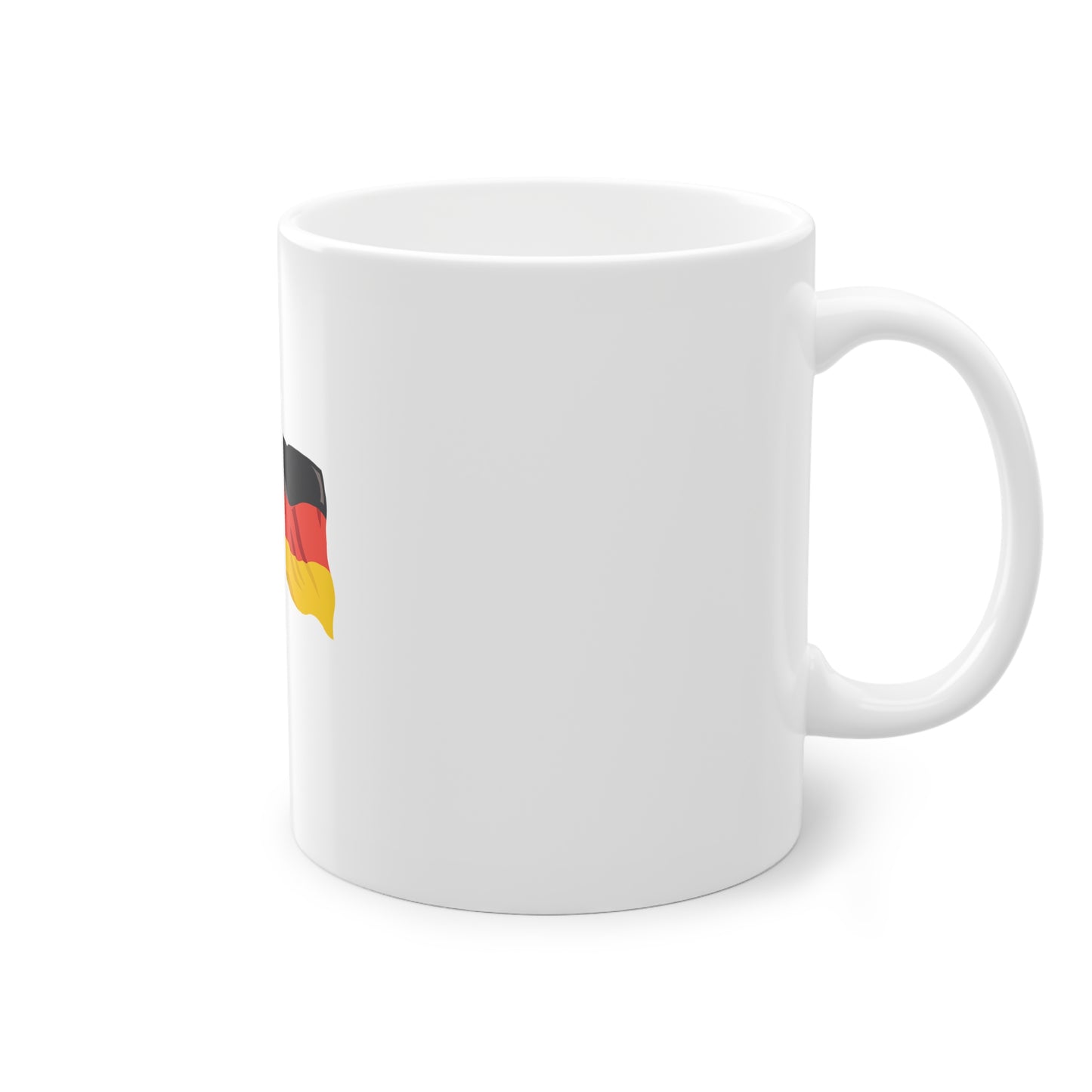 Die wahre stolz auf Deutschland - auf Kaffeetassen bedruckt - Farbe: weiß, Standardtasse, groß 11 Unzen