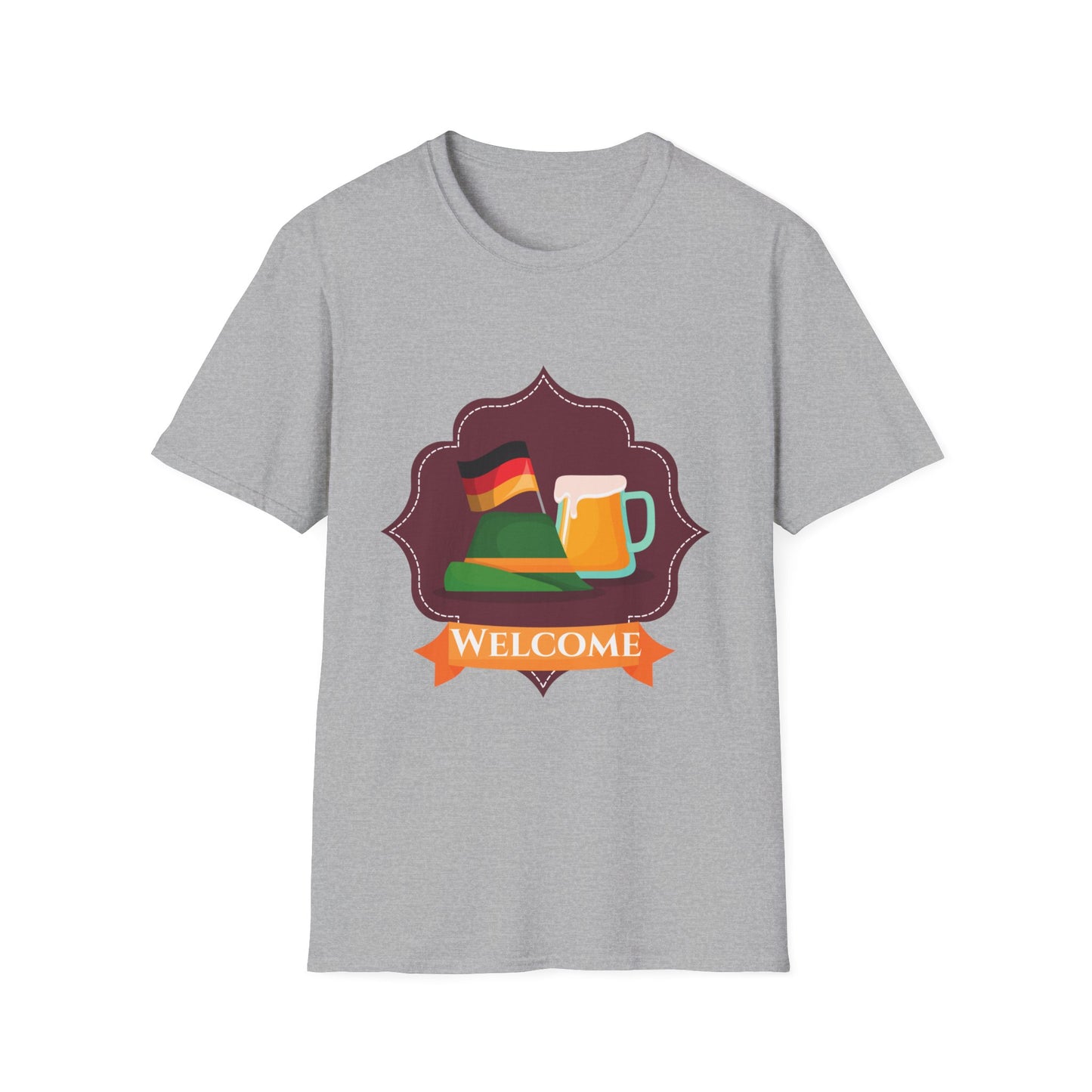 Willkommen in Deutschland Unisex fan T-Shirt, Welcome to Germany, I love Germany