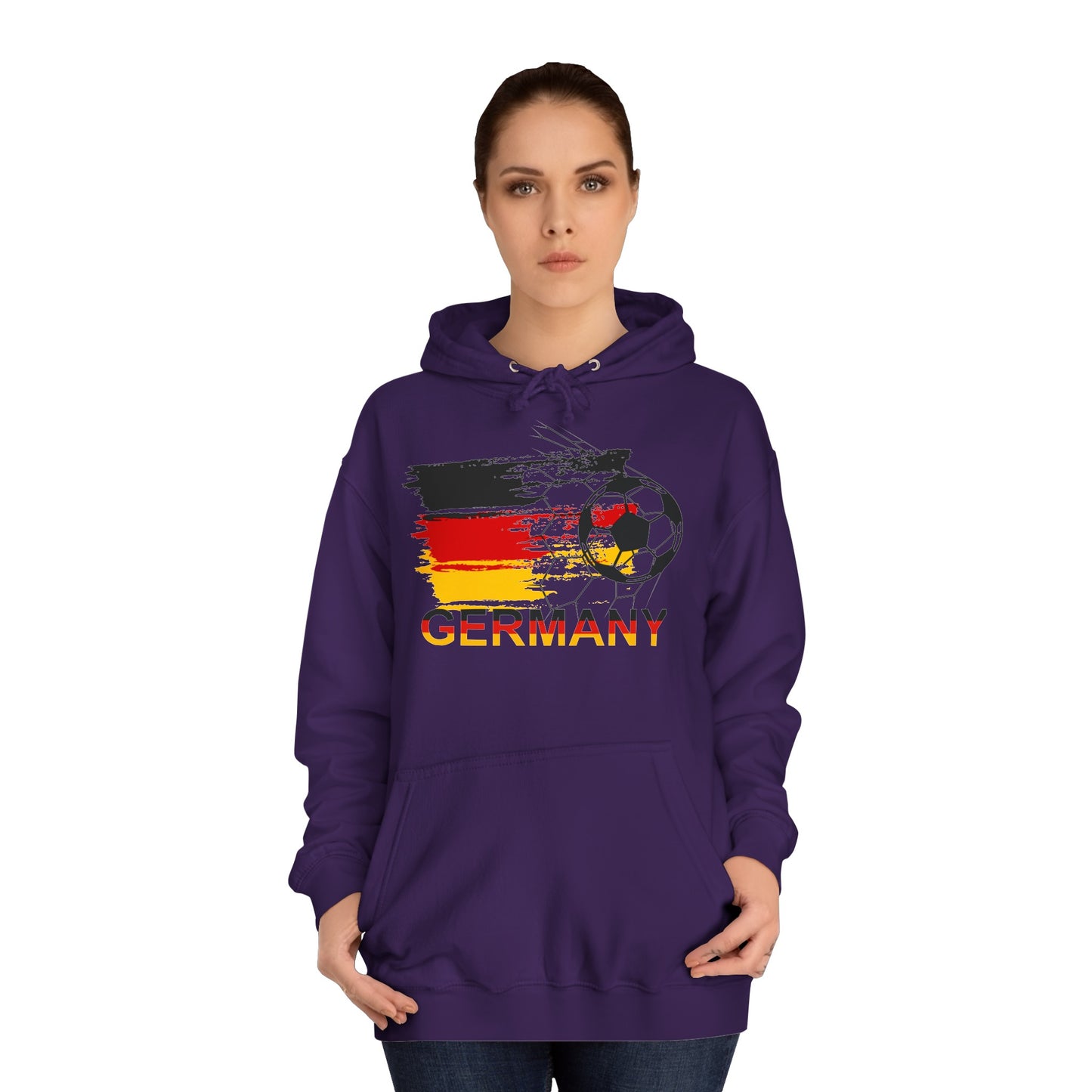 Deutsche Fußball Mannschaft Fan Unisex Hoodies - Beide Seiten gedruckt