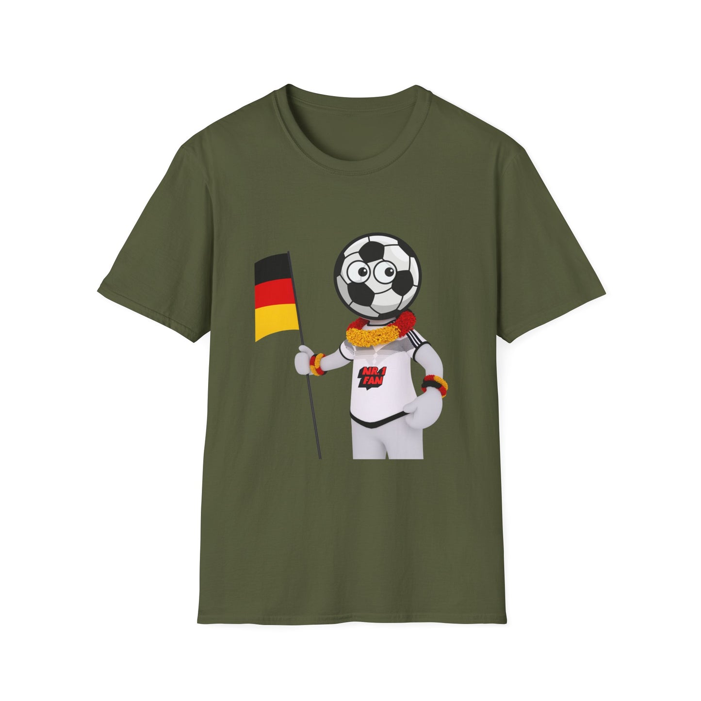 Deutsche Nationalmannschaft Fußballfan T-Shirts, Flagge, Fanmotivtrikot, Fan Unisex T-Shirt, Trophäe, EM UEFA 2024, German soccer team