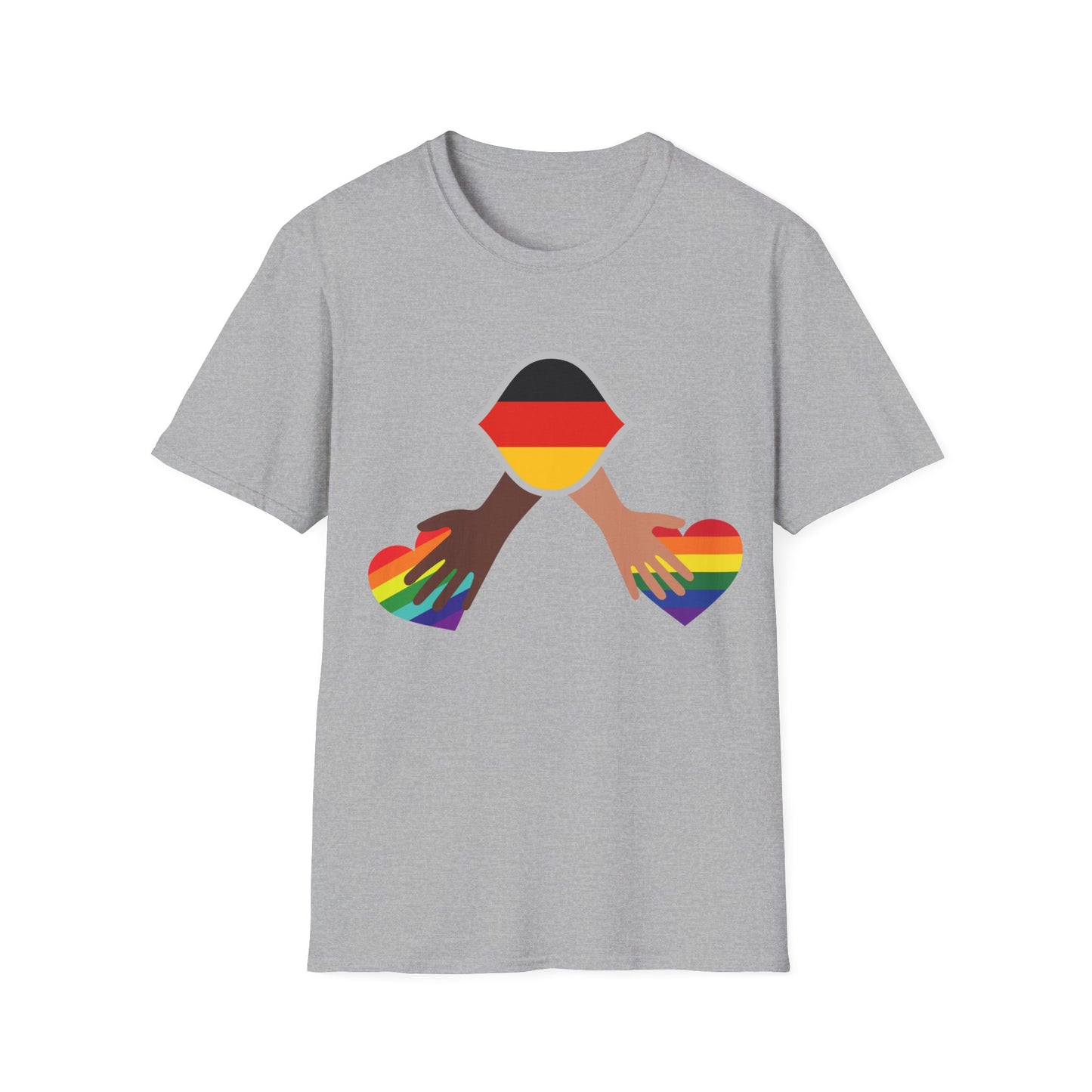 Regenbogenzauber - Multi-Kulti einzigartige Unisex T-Shirt Designs für die Liebe