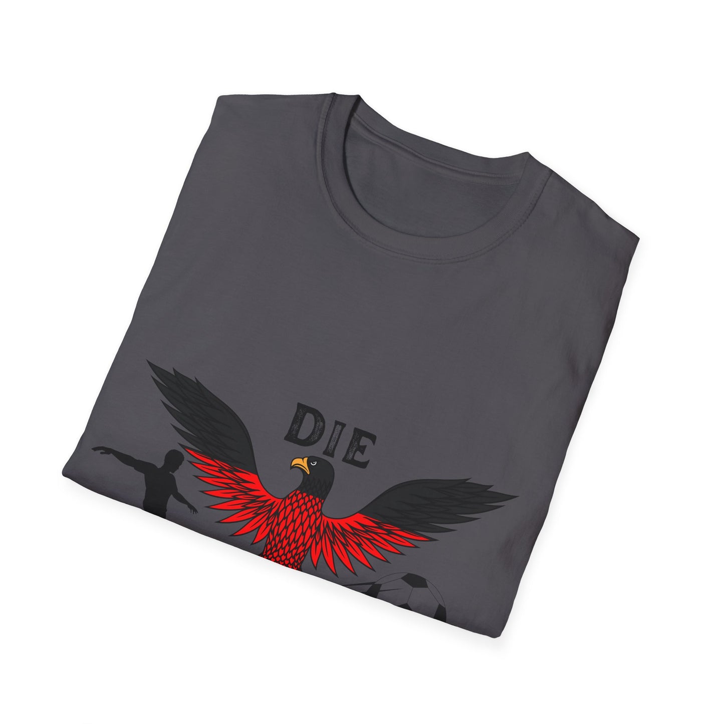 Die Mannschaft, Unisex T-Shirt mit Adler, Beste Qualität für alle Fußballfans