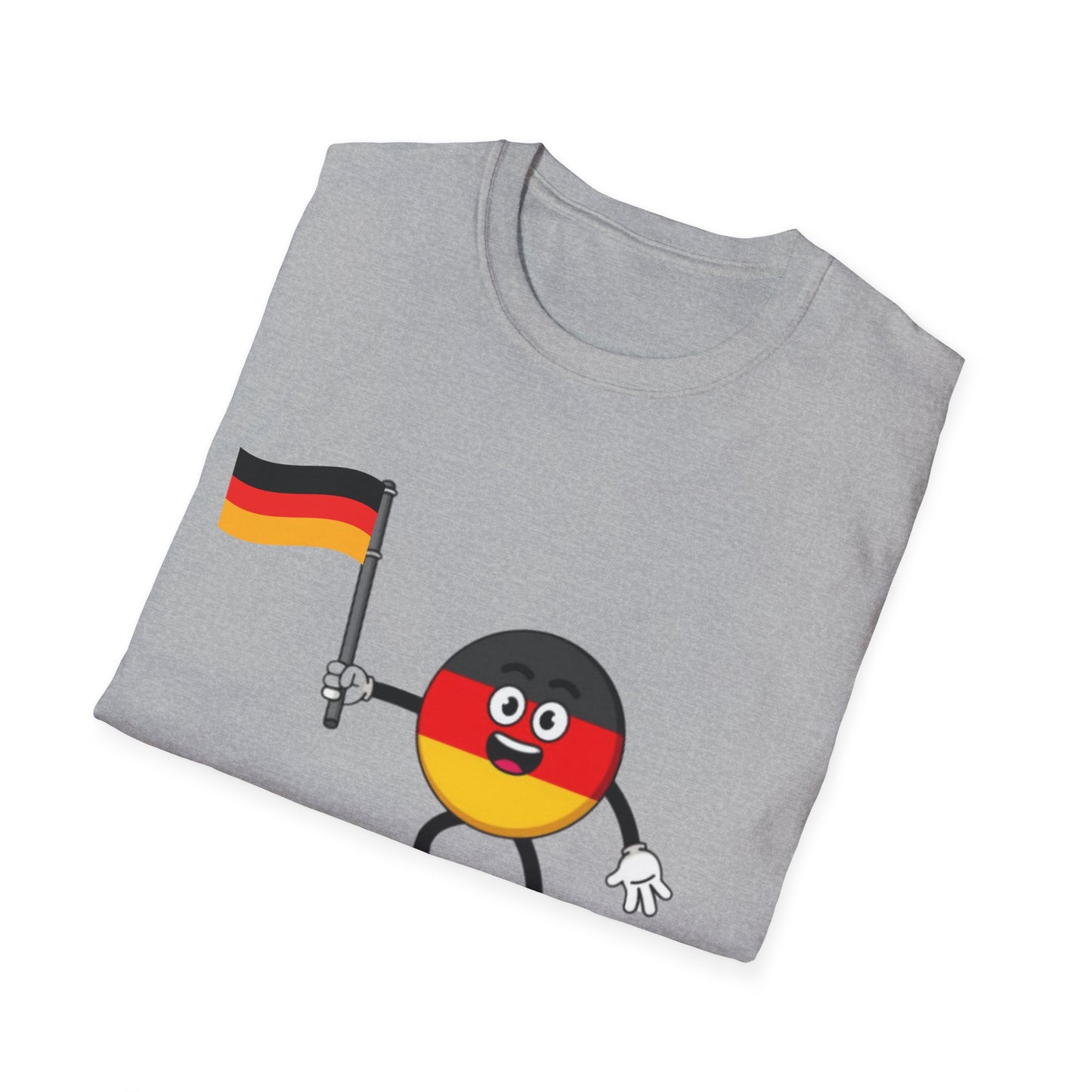 Allez deutsche Nationalmannschaft - Fußballfan Unisex T-Shirts, Deutsche Flagge, Fanmotivtrikot