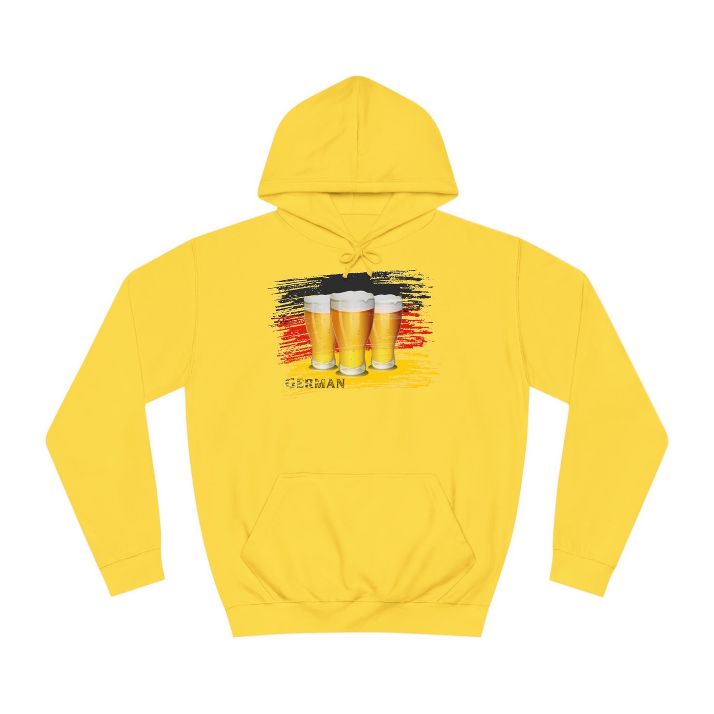 Bier Fans für Deutschland -  auf Unisex Hoodies beidseitig bedruckt