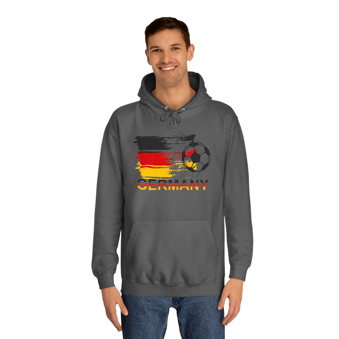 Deutsche Fußball Mannschaft Fan Unisex Hoodies - Beide Seiten gedruckt