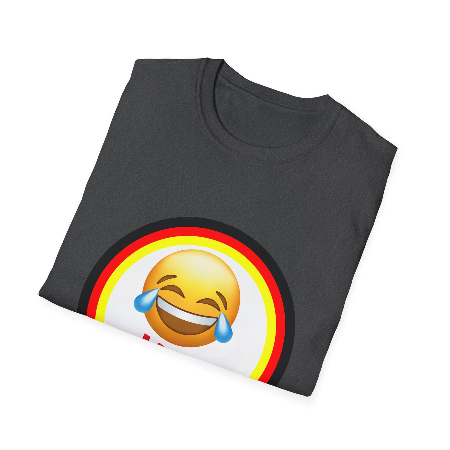 Lächeln im Stil, Haha, Humorvolle T-Shirt Designs aus Deutschland, Spaß haben, Lustige Momente mit einem Lachen tragen, Laugh like a German