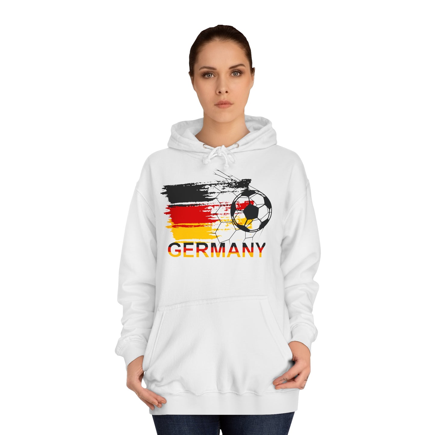 Deutsche Fußball Mannschaft Fan Unisex Hoodies - Beide Seiten gedruckt