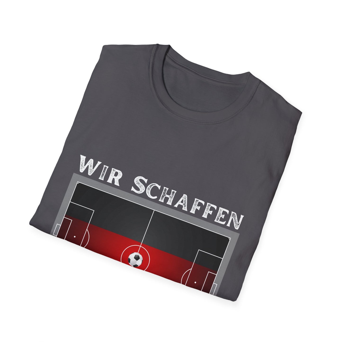 Fußballfan T-Shirts, Fanmotivtrikot, EM 2024 in Deutschland; Wir schaffen das!