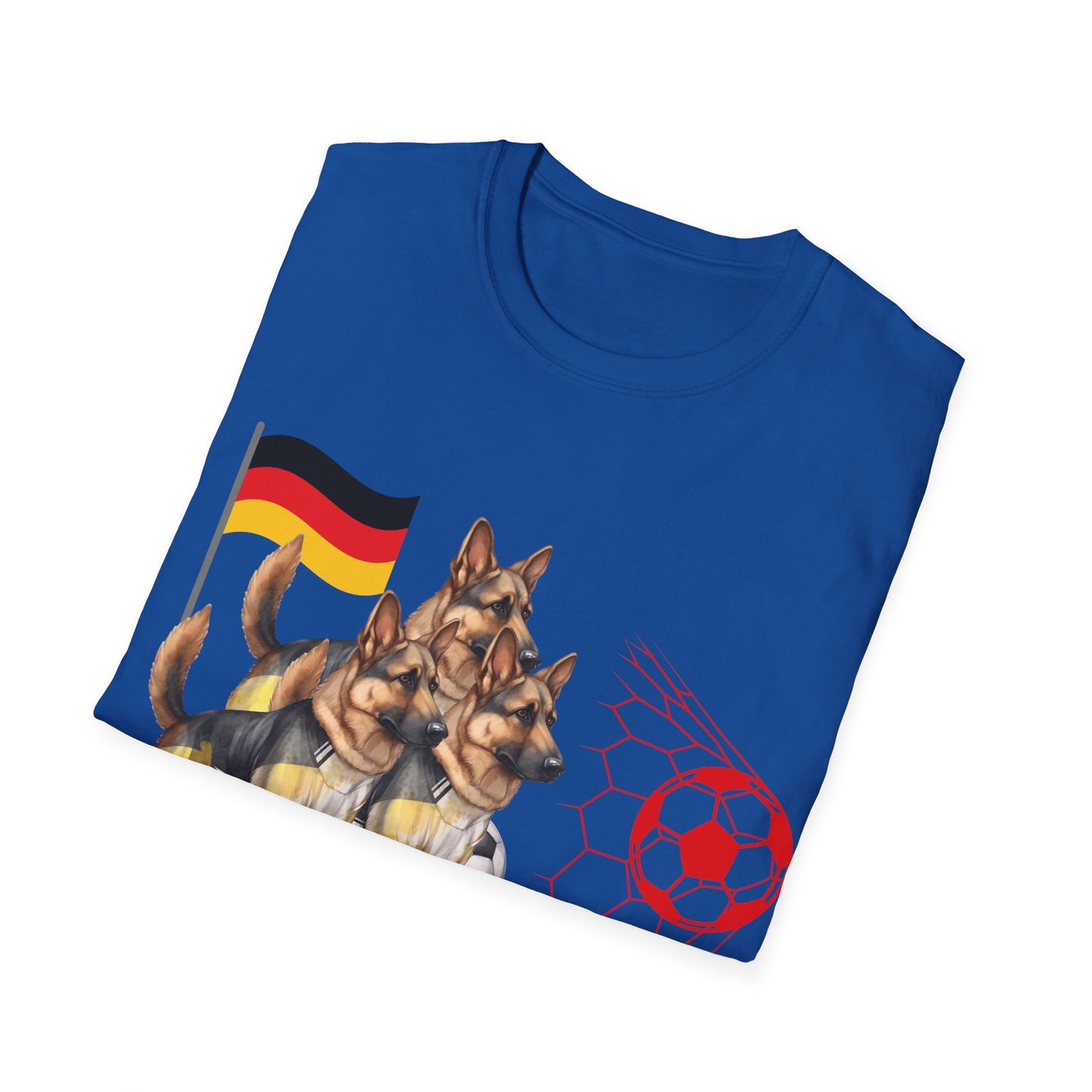 Deutsche Hunde für die Nationalmannschaft mit vielen Toren, Unisex T-Shirt