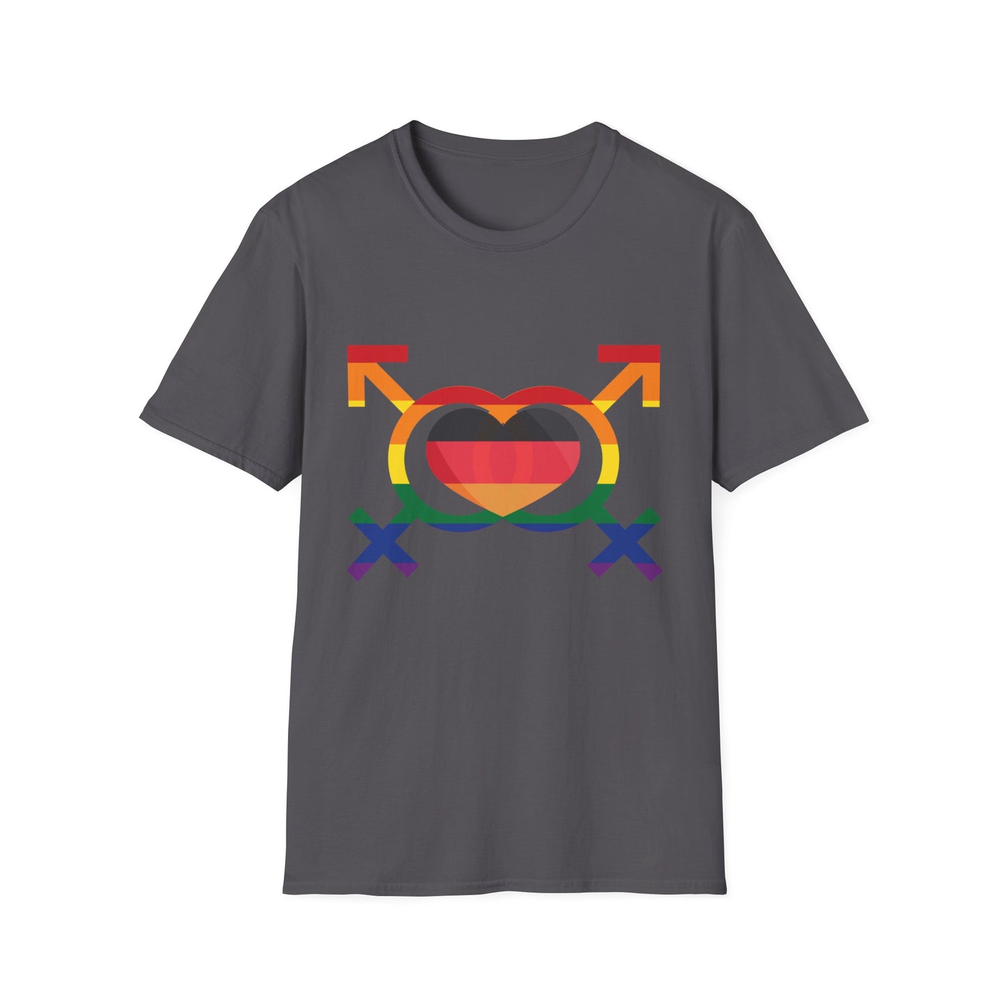 Regenbogenzauber, Einzigartige  Unisex T-Shirt Designs für alle! Farbenfrohe Eleganz, Mit lebendigen Rainbow-Motiven, All genders