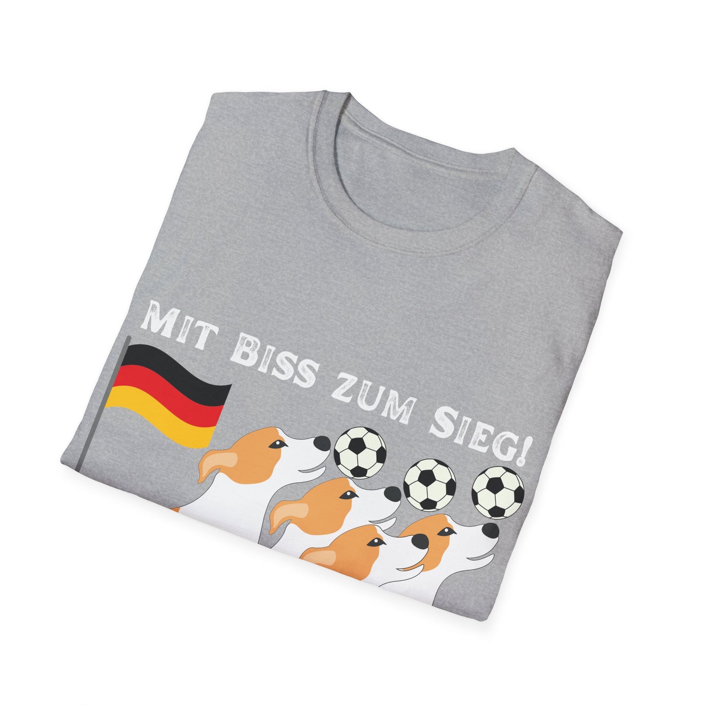 Deutsche Hunde für die Nationalmannschaft mit vielen Toren, Unisex T-Shirt