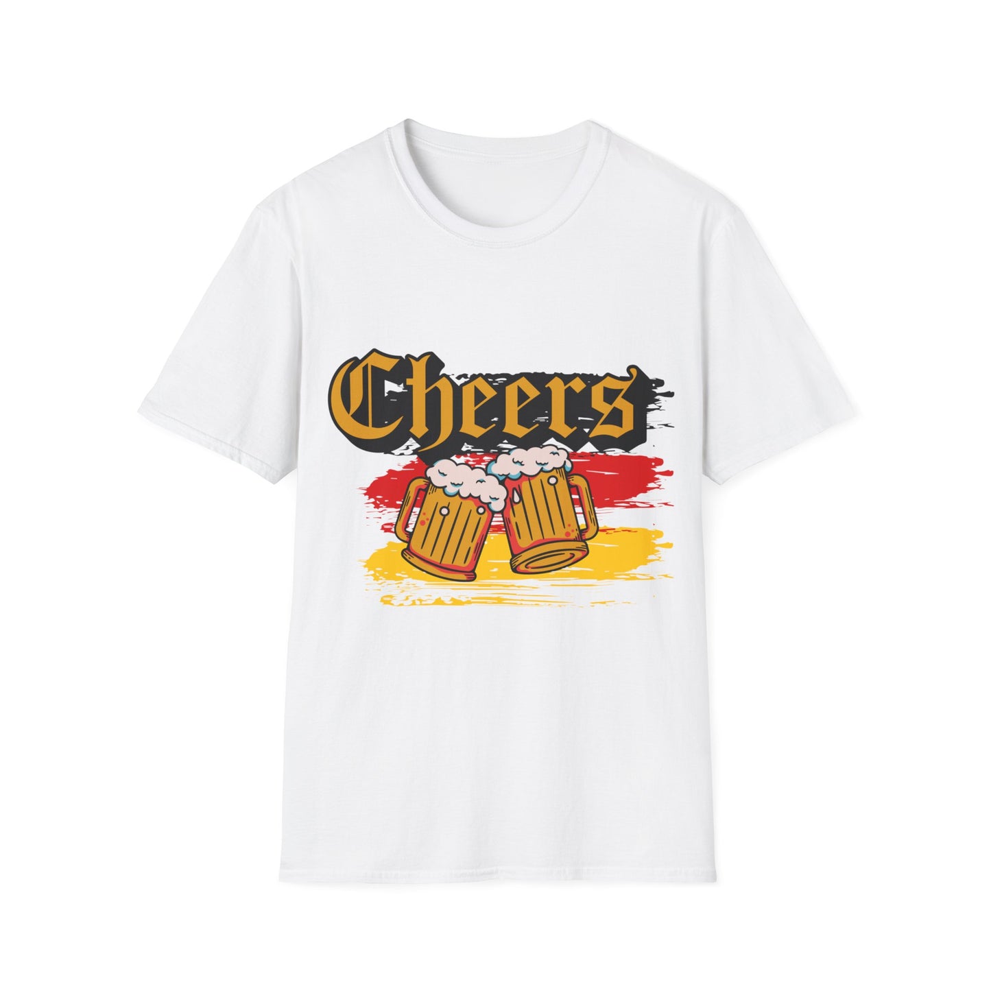 Prost und Cheers aus Deutschland, auf trendigen T-Shirts, German Beer, Made in Germany Fashion, Best Quality T-Shirts, Exzellenz und Stylish