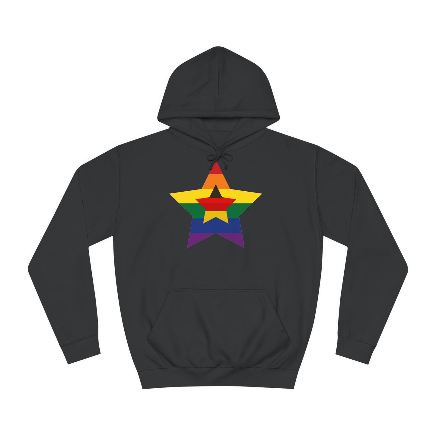 Hochwertige Hoodies - Regenbogen Deutschland - Beide Seiten gedruckt