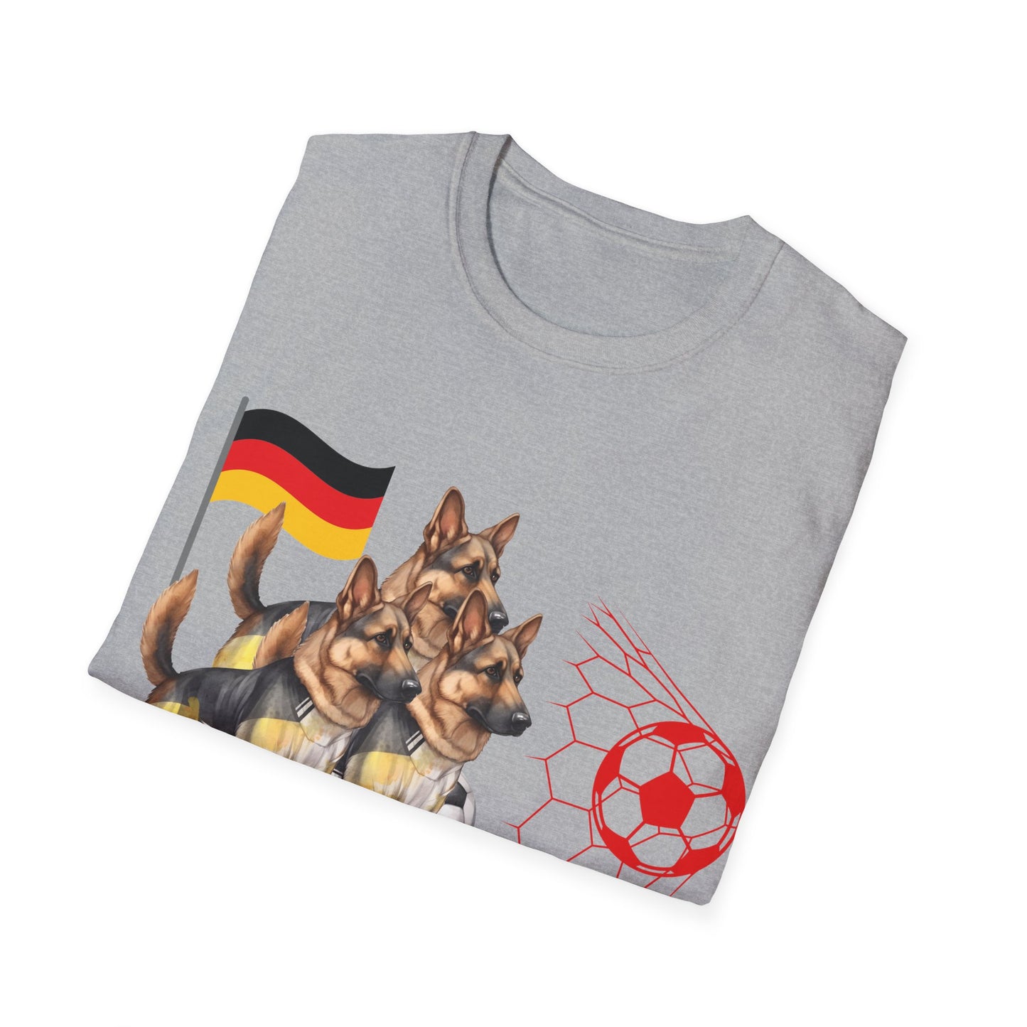 Deutsche Hunde für die Nationalmannschaft mit vielen Toren, Unisex T-Shirt