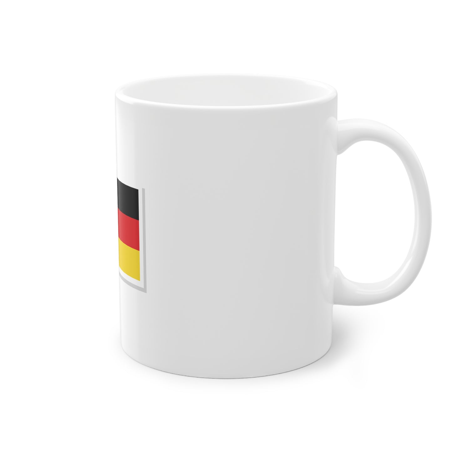 Welcome to Germany - Flagge Deutschlands auf Kaffeetassen bedruckt - Farbe: weiß, Standardtasse, groß 11 Unzen