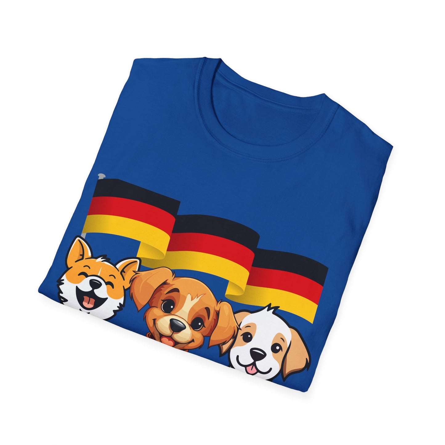 Deutsche Hunde für die Nationalmannschaft, Fußballfan Unisex T-Shirts