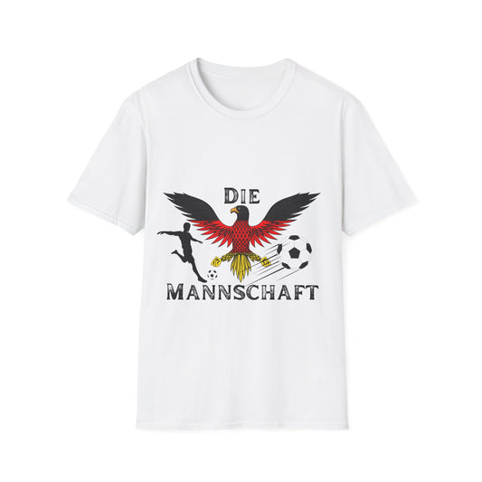 Die Mannschaft, Unisex T-Shirt mit Adler, Beste Qualität für alle Fußballfans