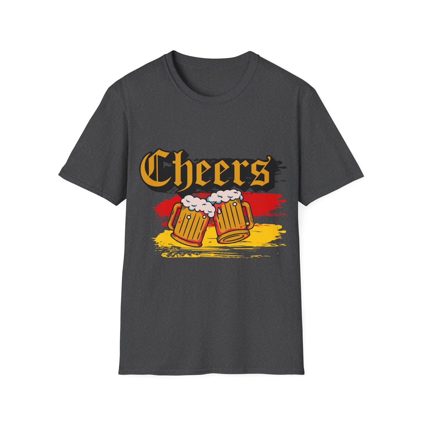 Prost und Cheers aus Deutschland, auf trendigen T-Shirts, German Beer, Made in Germany Fashion, Best Quality T-Shirts, Exzellenz und Stylish