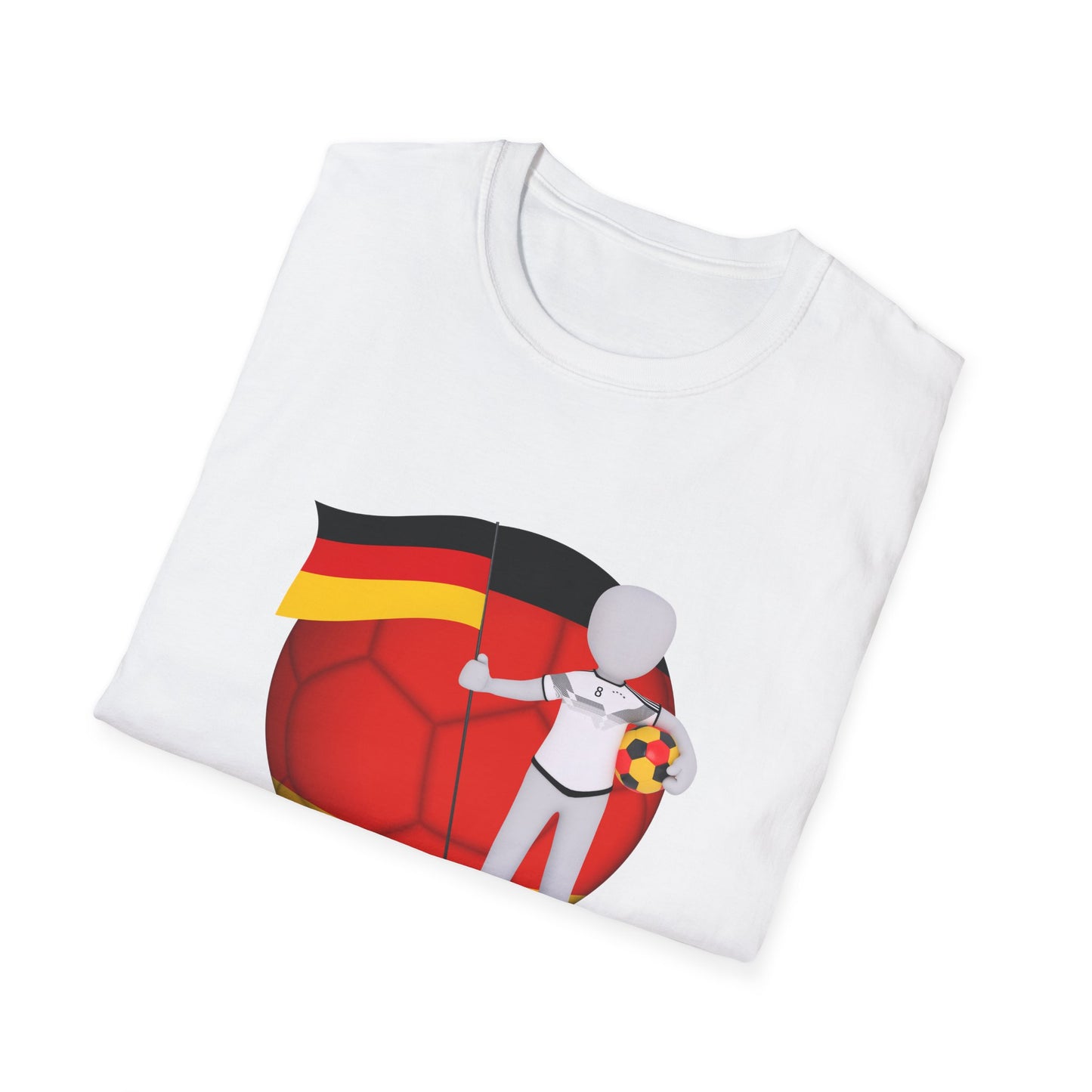 Beste Unisex T-Shirt-Motive für Fußballfans, Echte Fanbekleidung mit deutscher Fußballleidenschaft, Nationalmannschaft-Fantrikot,