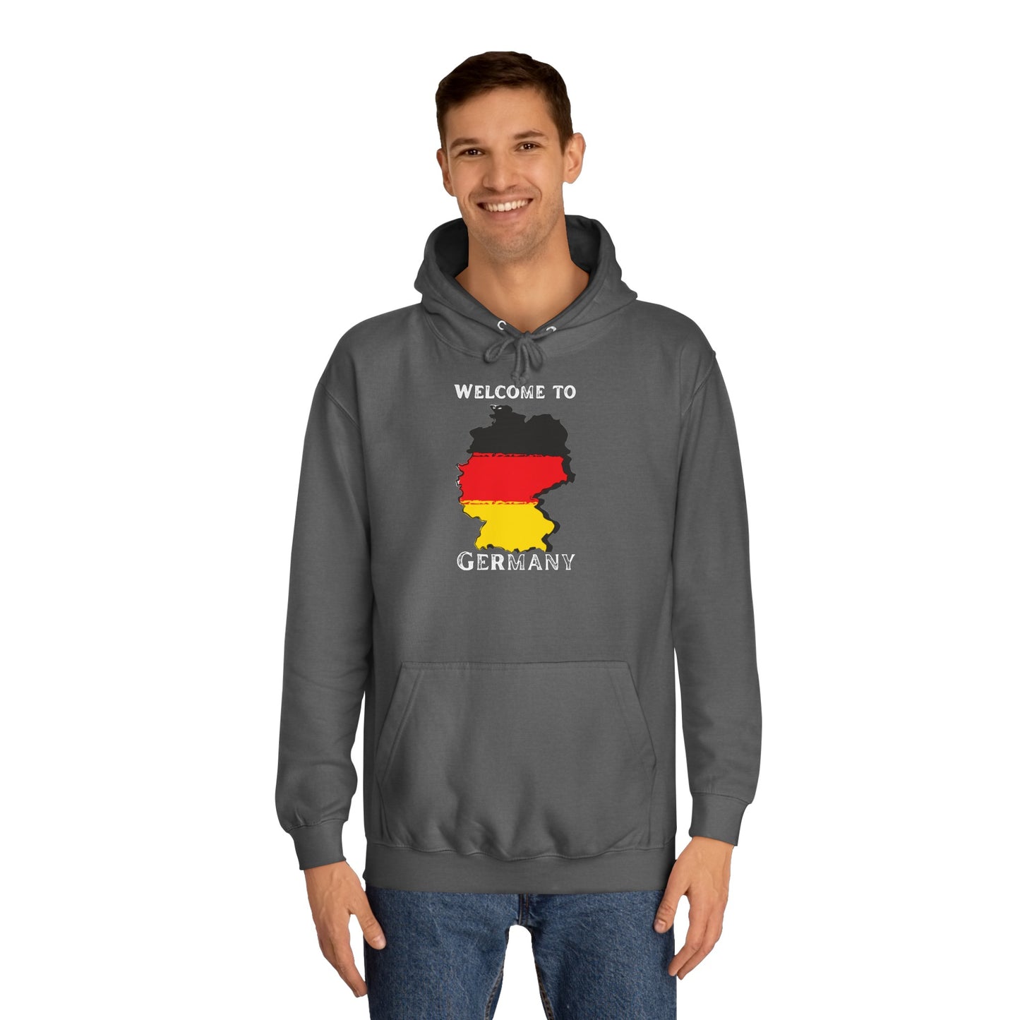 Welcome to Germany - Willkommen in Deutschland  -  Beidseitig bedruckt auf Unisex Hoodies