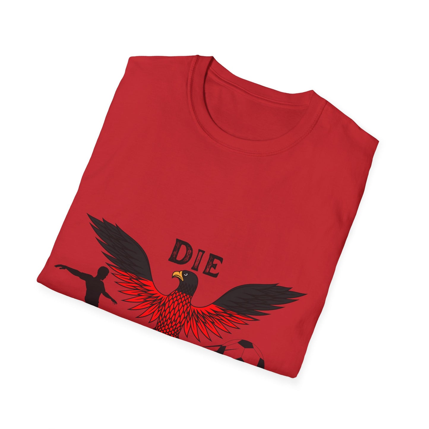 Die Mannschaft, Unisex T-Shirt mit Adler, Beste Qualität für alle Fußballfans