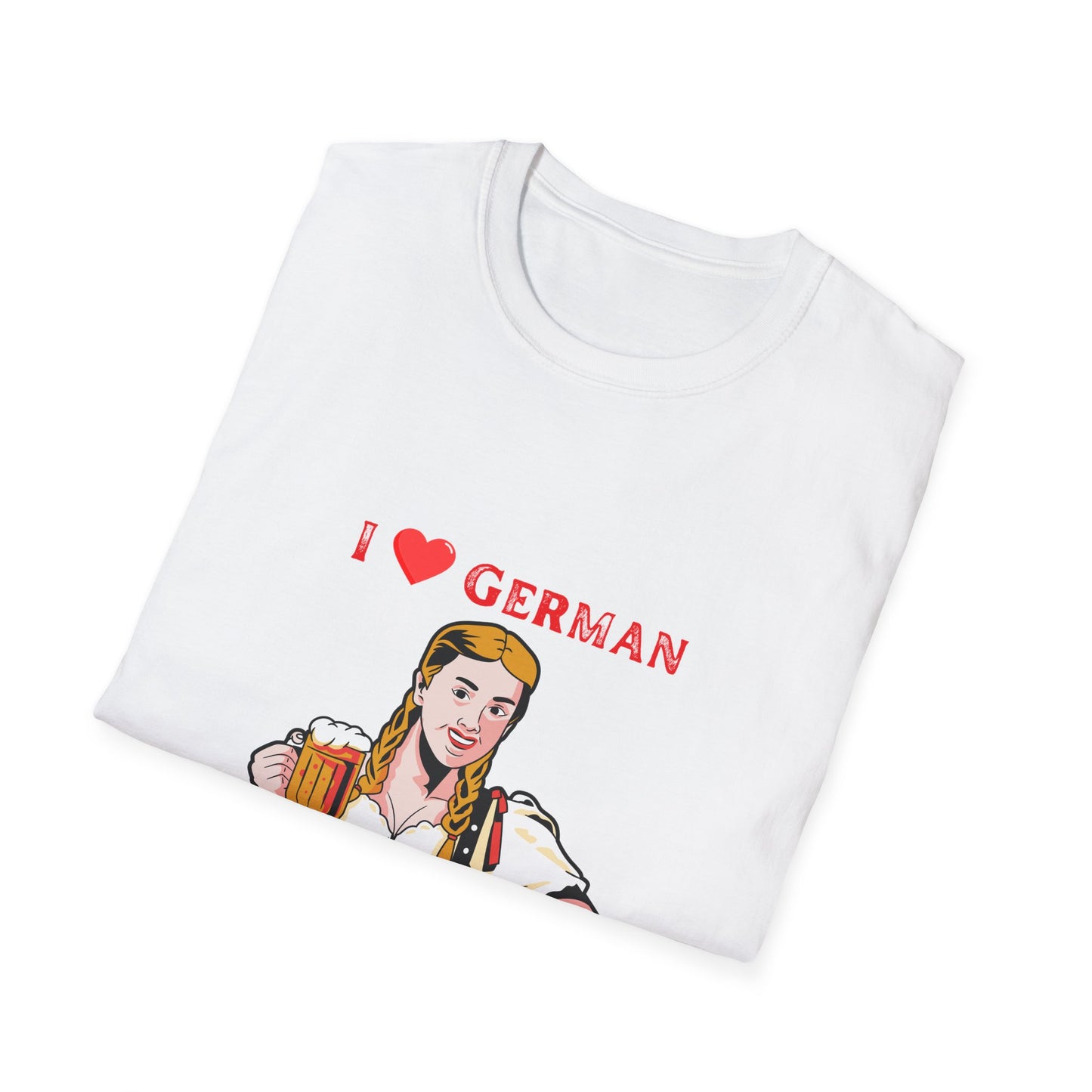 Deutsche Mädels auf Unisex-T-Shirts gedruckt - Sehr hübsch!