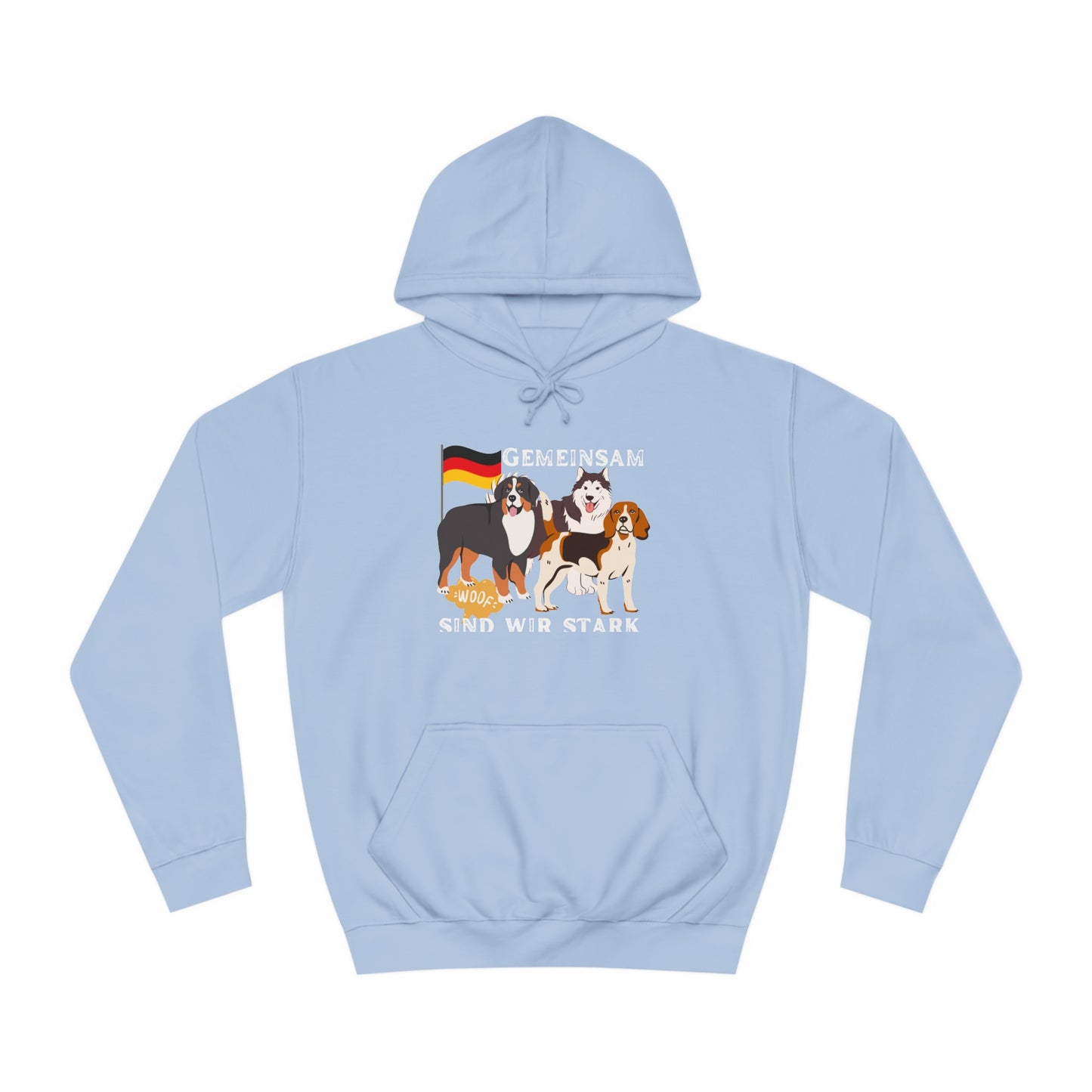 Deutsche Hunde als beste Fans aller Zeiten! - Gedruckt auf Hoodies von bester Qualität.