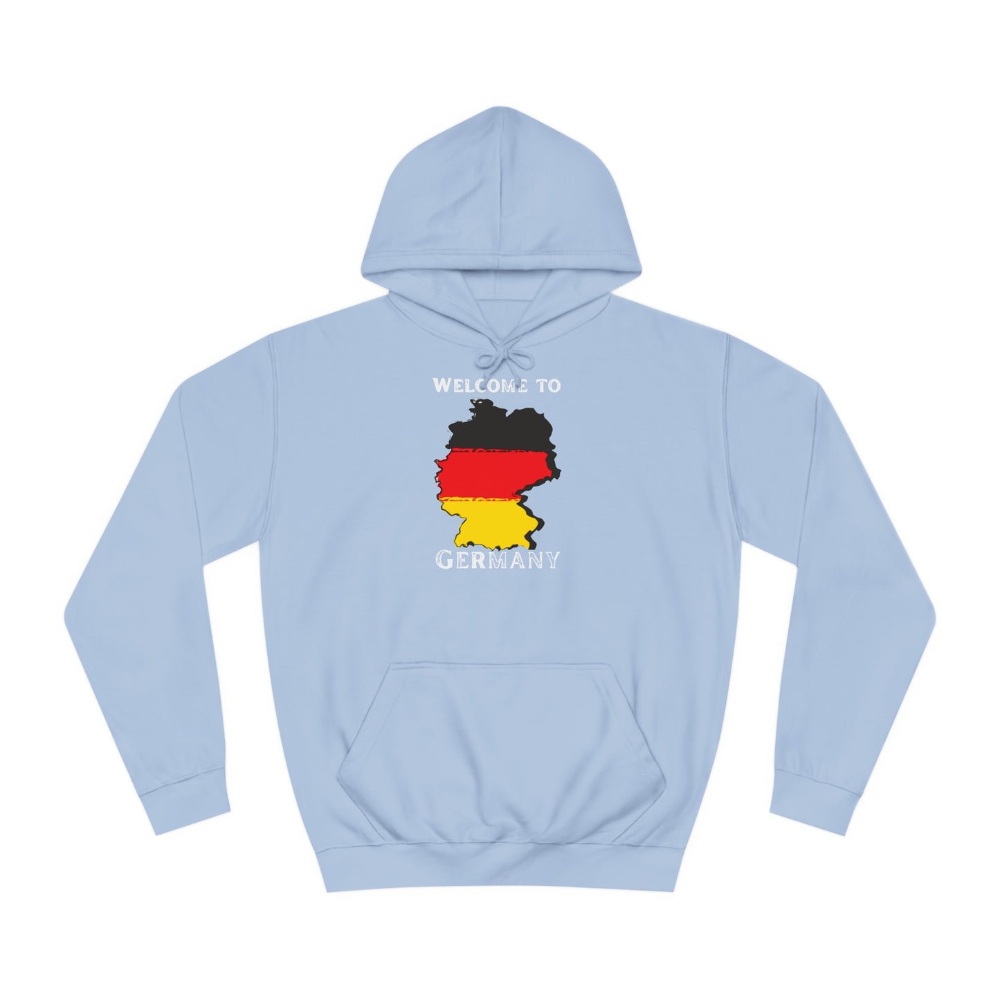 Welcome to Germany - Willkommen in Deutschland  -  Beidseitig bedruckt auf Unisex Hoodies