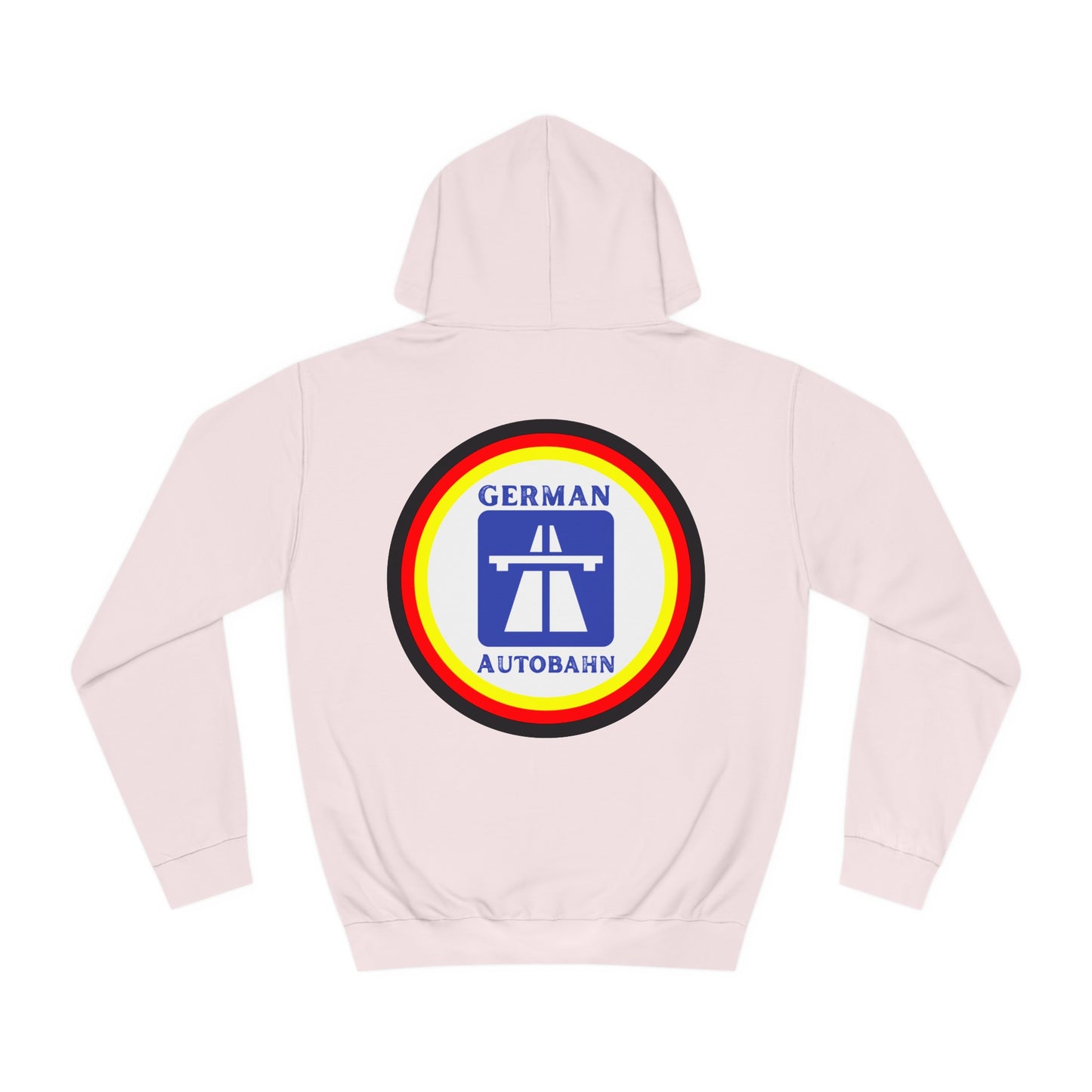 Copy of Autobahnschild auf Hoodies. Fahren Sie sicher.