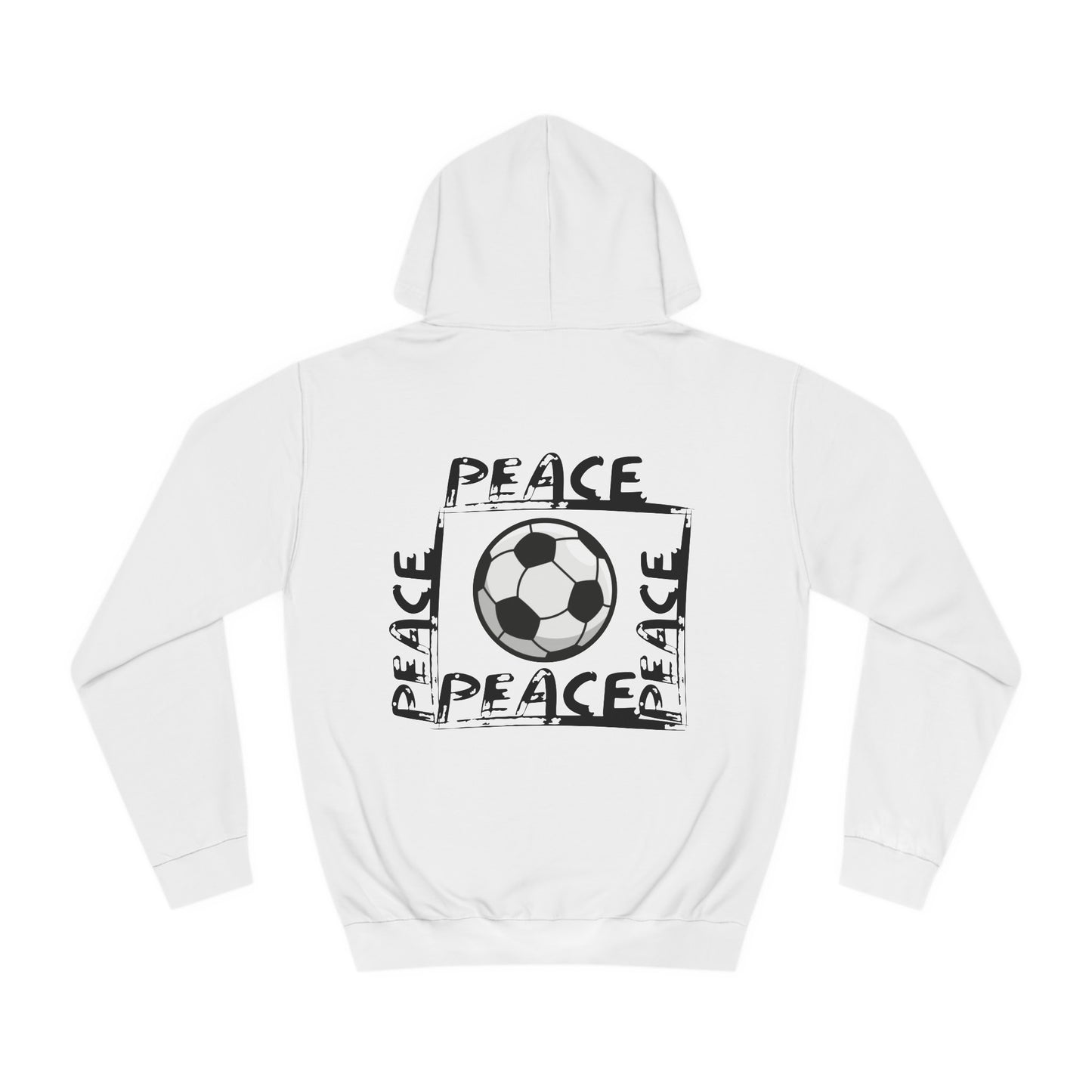 For peace in the World - Hochwertige Unisex-Kapuzenpullover - Beidseitig bedruckt