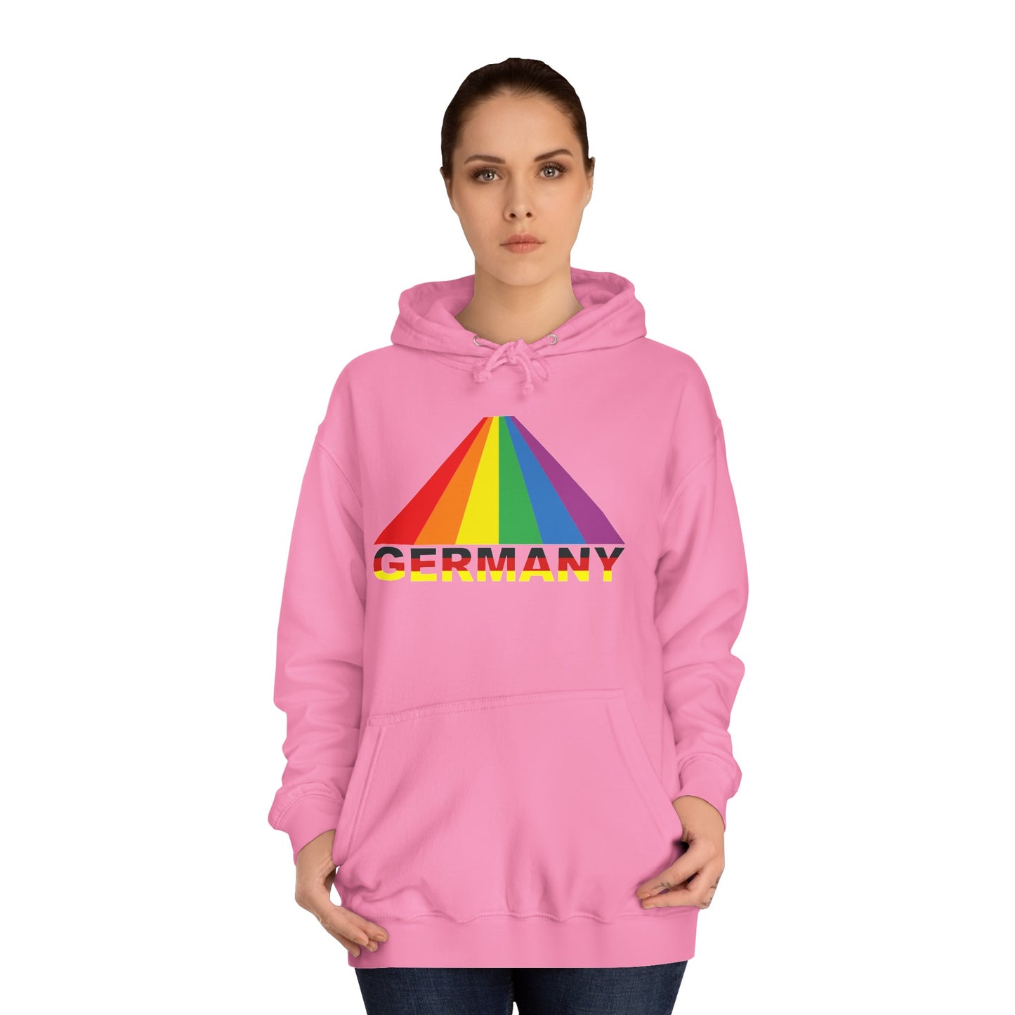 Hochwertige Hoodies - Regenbogen für Deutschland