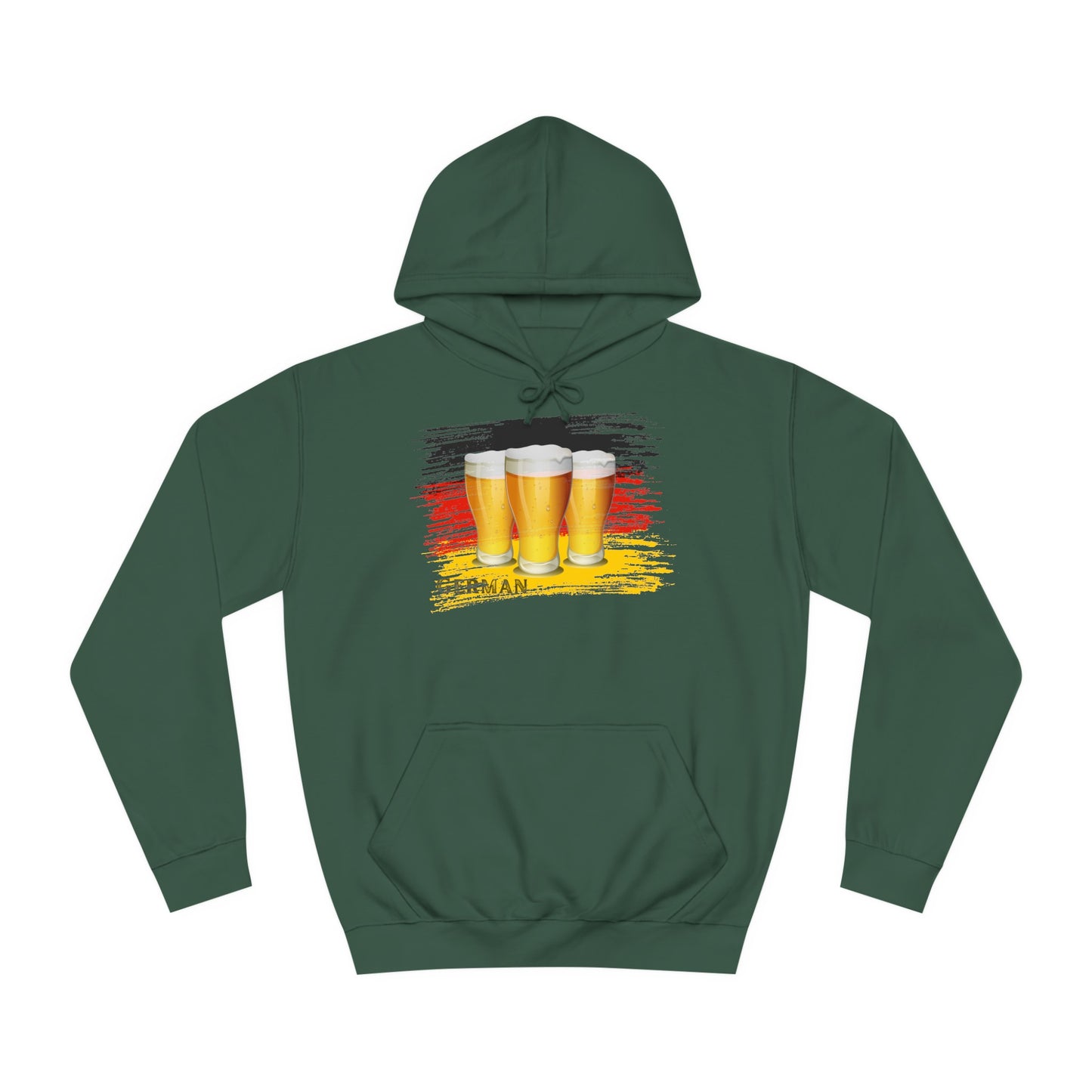 Bier Fans für Deutschland -  auf Unisex Hoodies beidseitig bedruckt